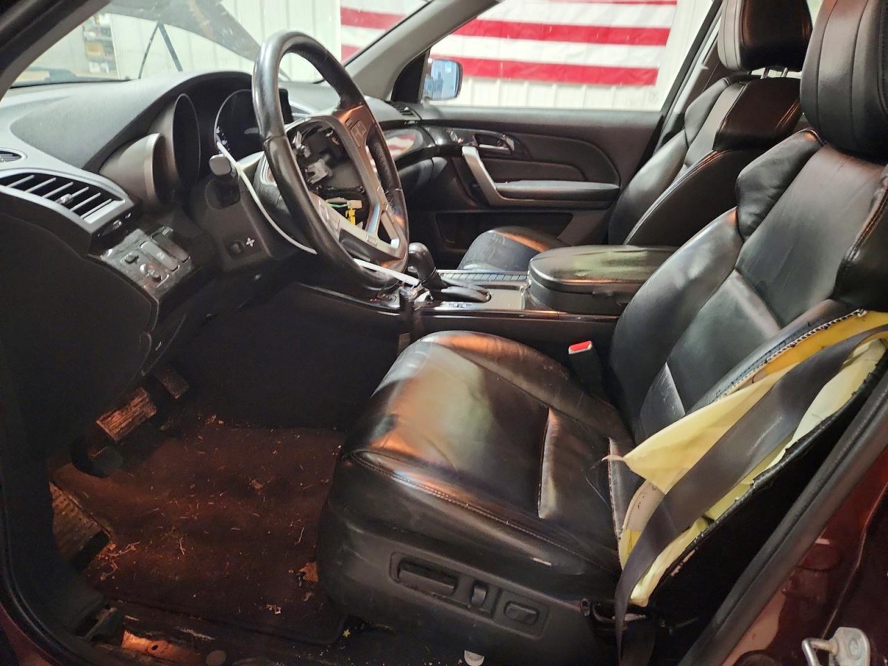 2007 Acura Mdx Maroon vin: 2HNYD28217H511631