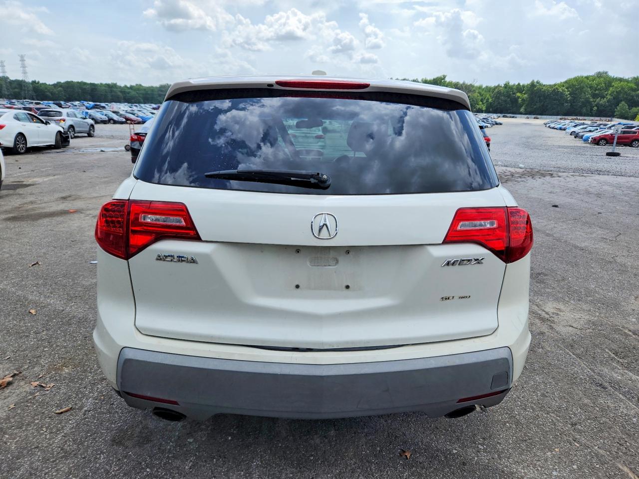 2009 Acura Mdx Белый vin: 2HNYD28219H518100
