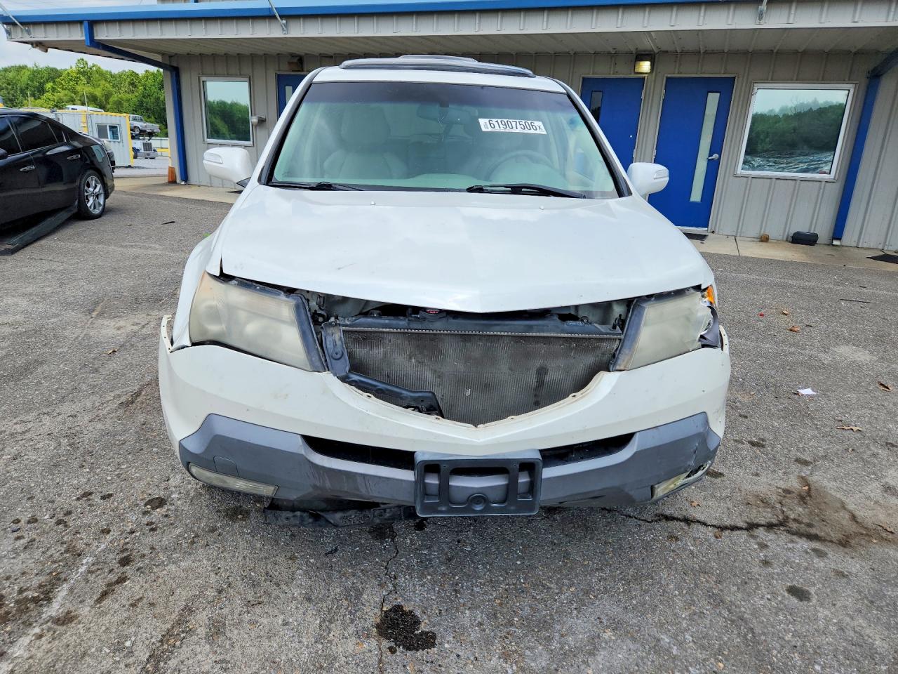 2009 Acura Mdx Белый vin: 2HNYD28219H518100