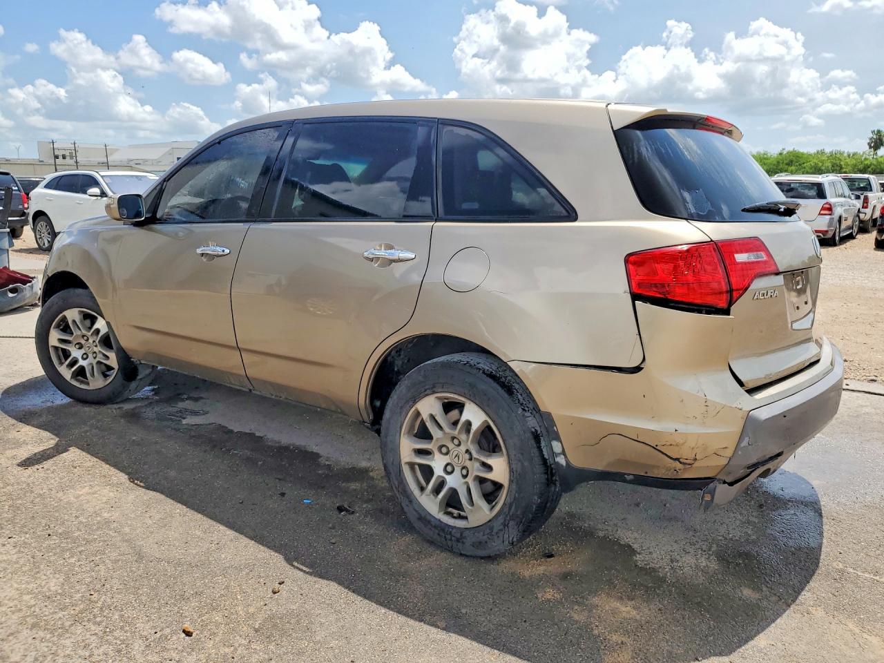 2007 Acura Mdx Gold vin: 2HNYD28227H506972