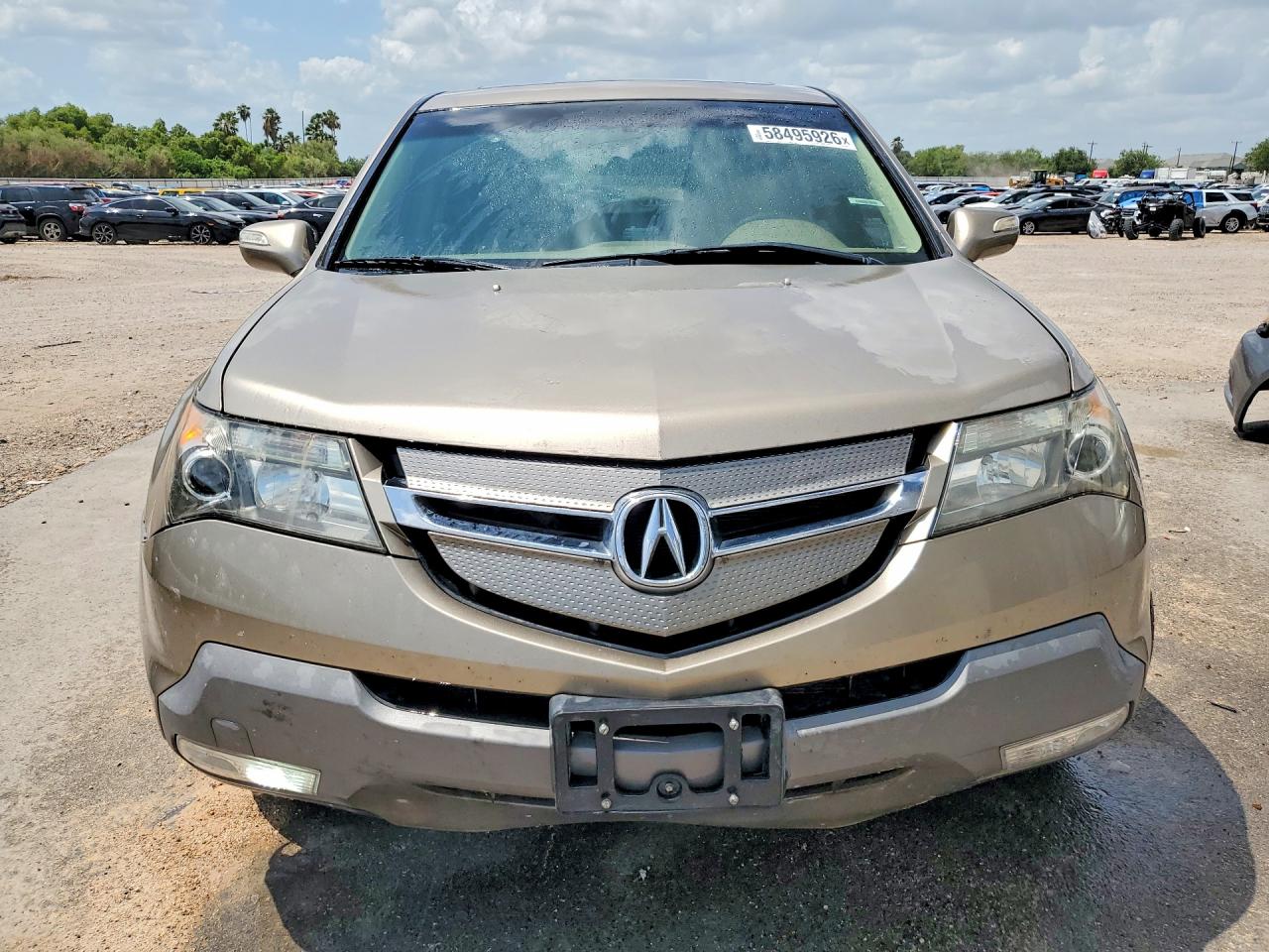 2007 Acura Mdx Gold vin: 2HNYD28227H506972