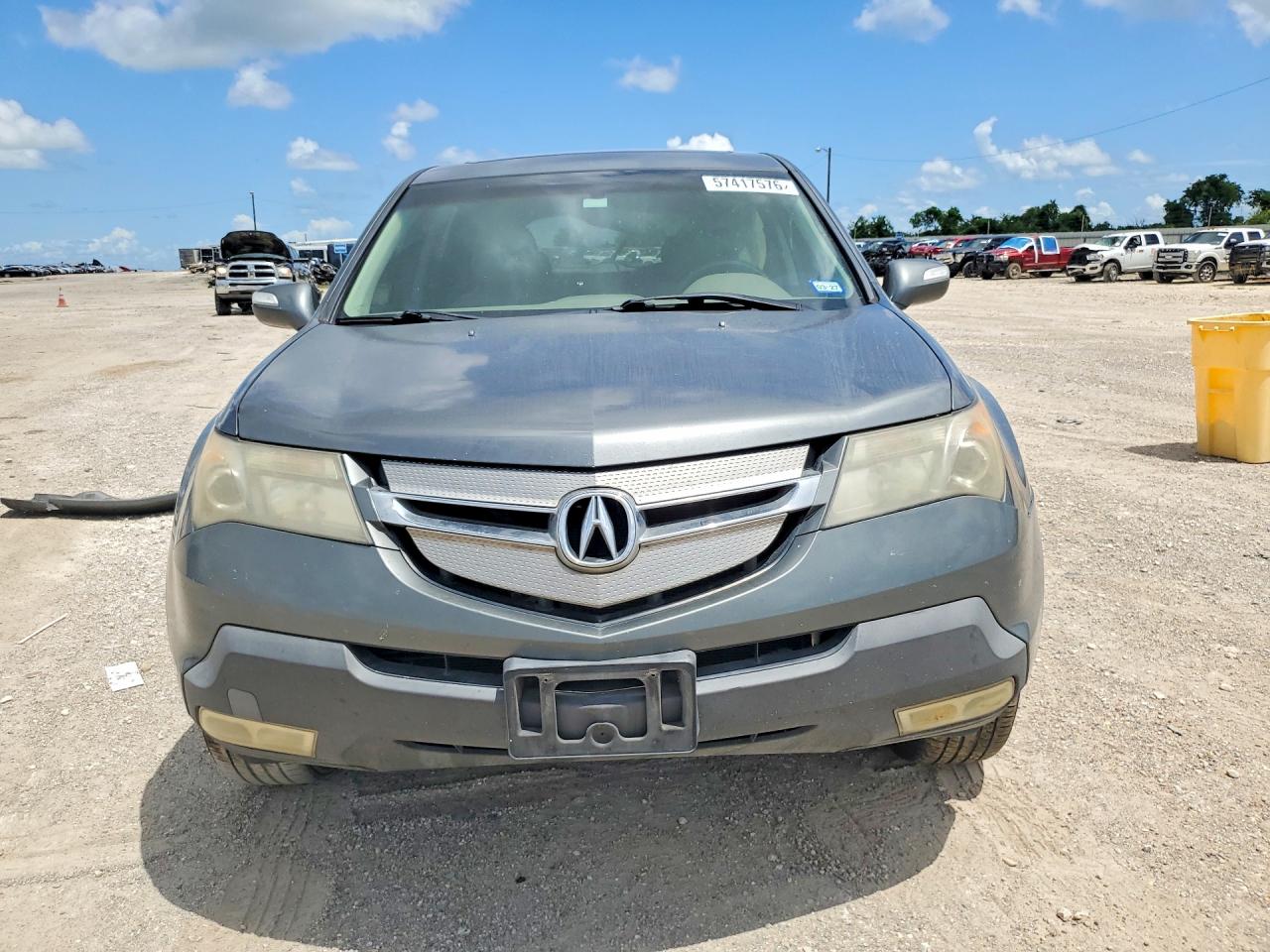 2008 Acura Mdx Gray vin: 2HNYD28228H531114