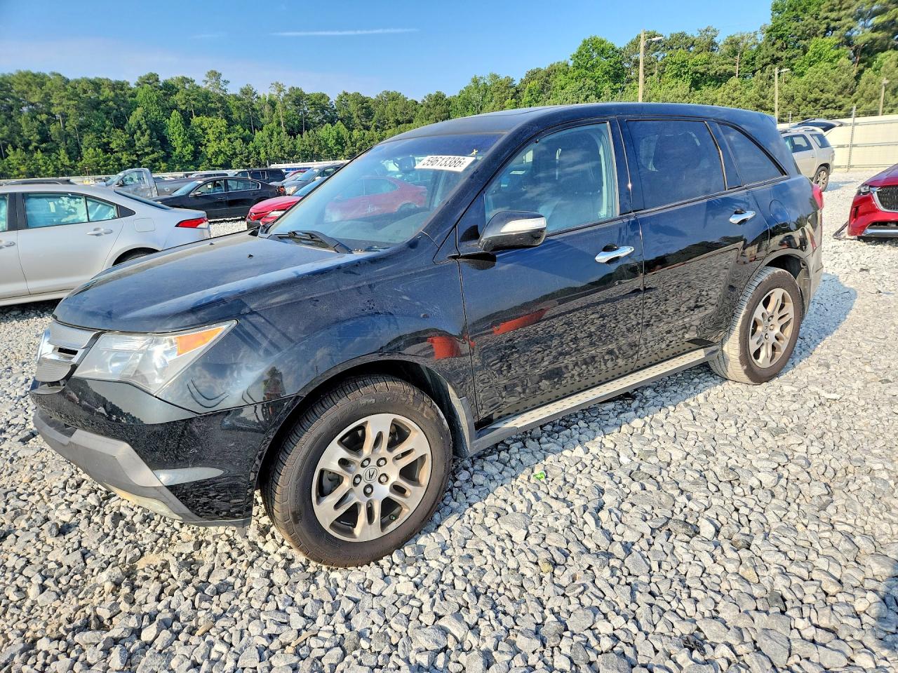 2008 Acura Mdx Black vin: 2HNYD28228H541612