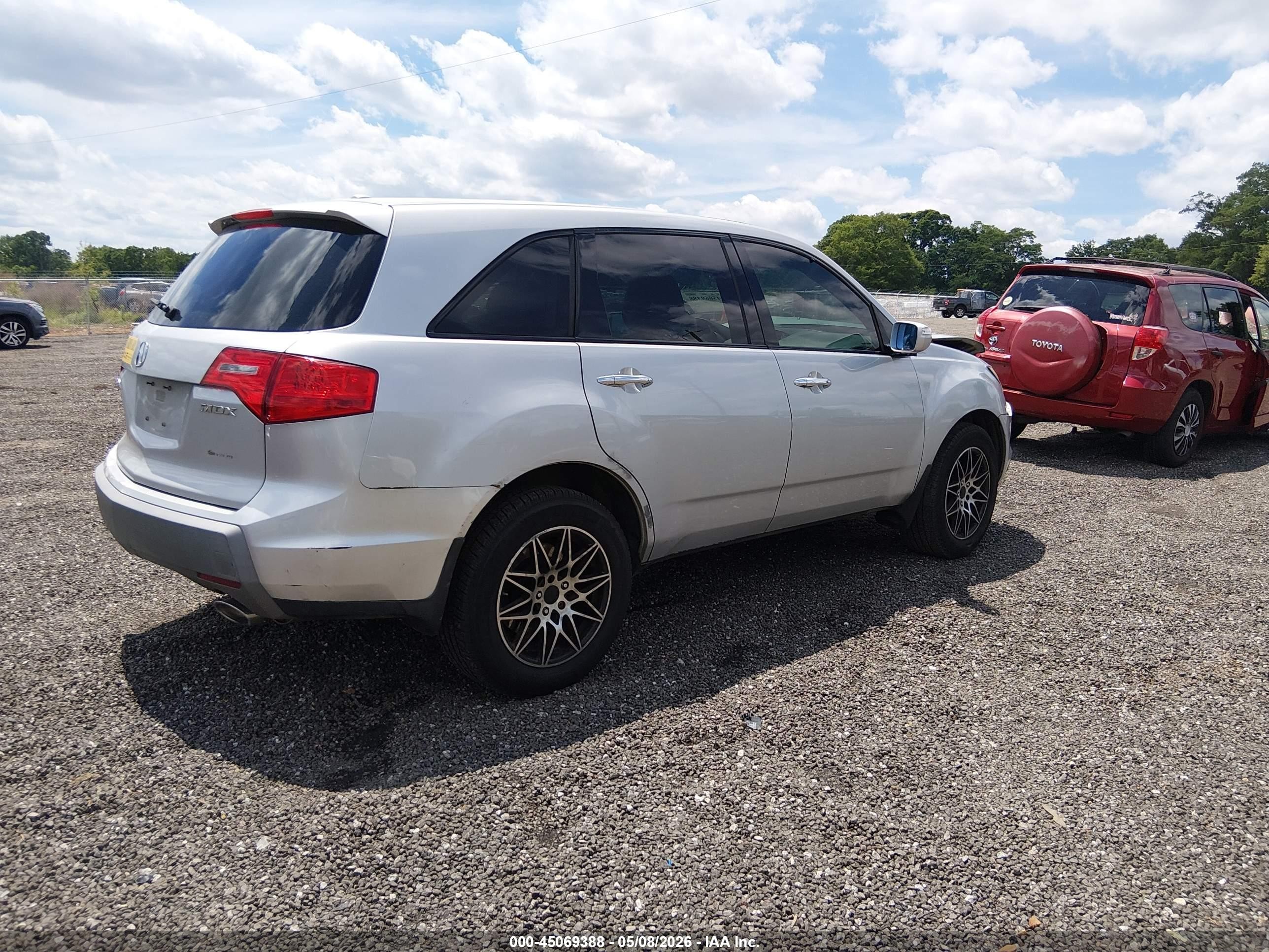 2009 Acura Mdx Silver vin: 2HNYD28229H523452