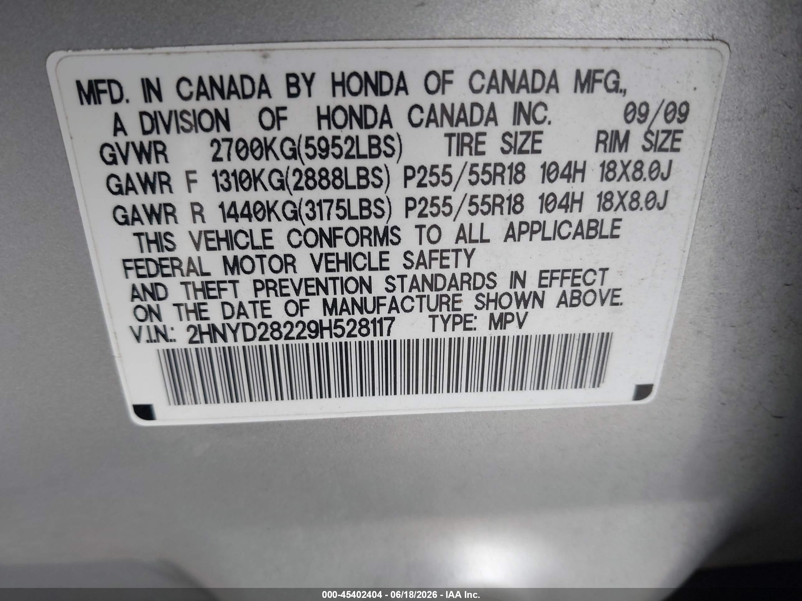 2009 Acura Mdx   Silver vin: 2HNYD28229H528117