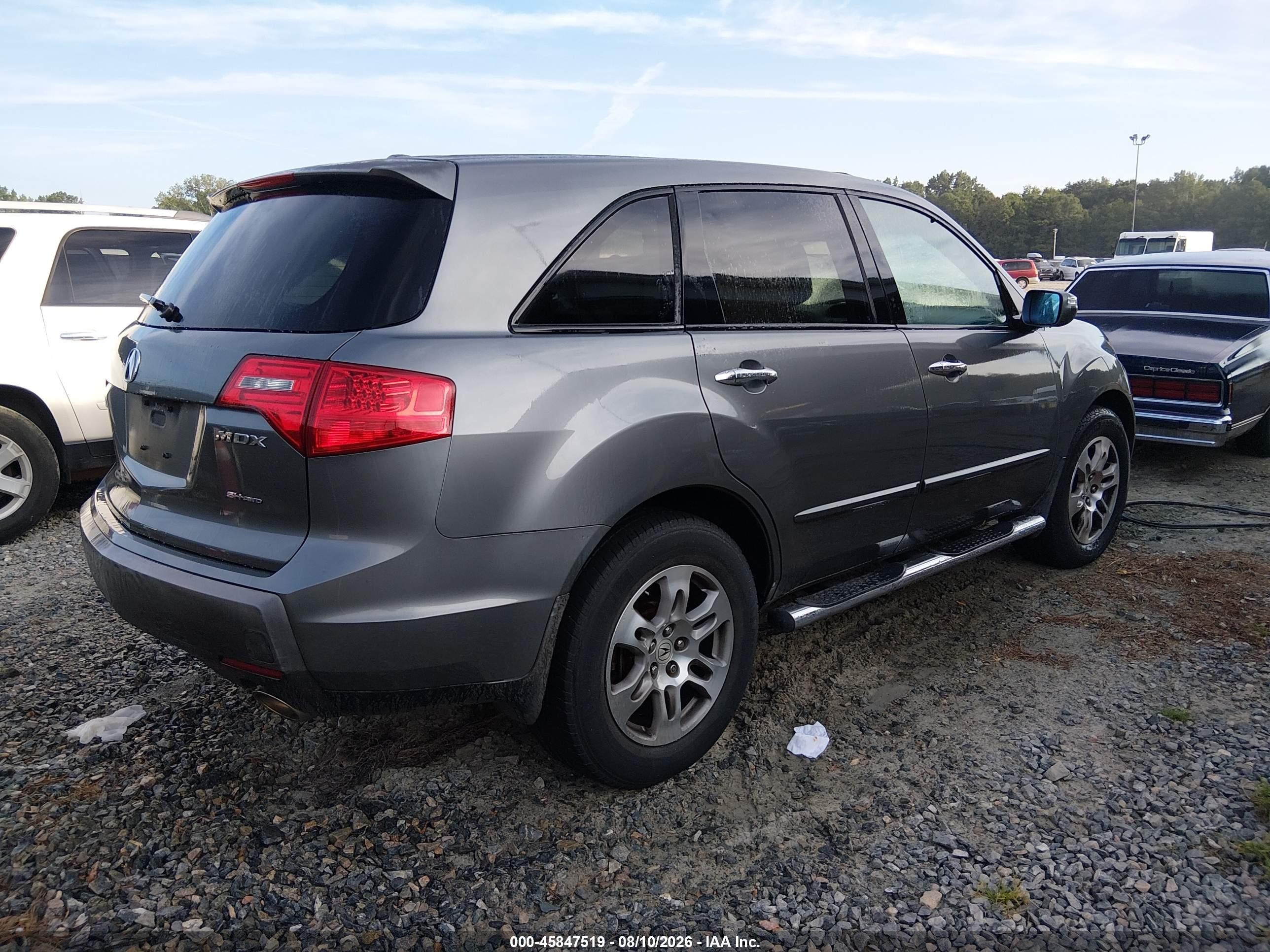 2008 Acura Mdx   Gray vin: 2HNYD28238H500020