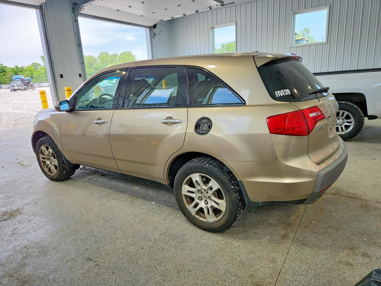 2007 Acura Mdx Beige vin: 2HNYD28247H503264