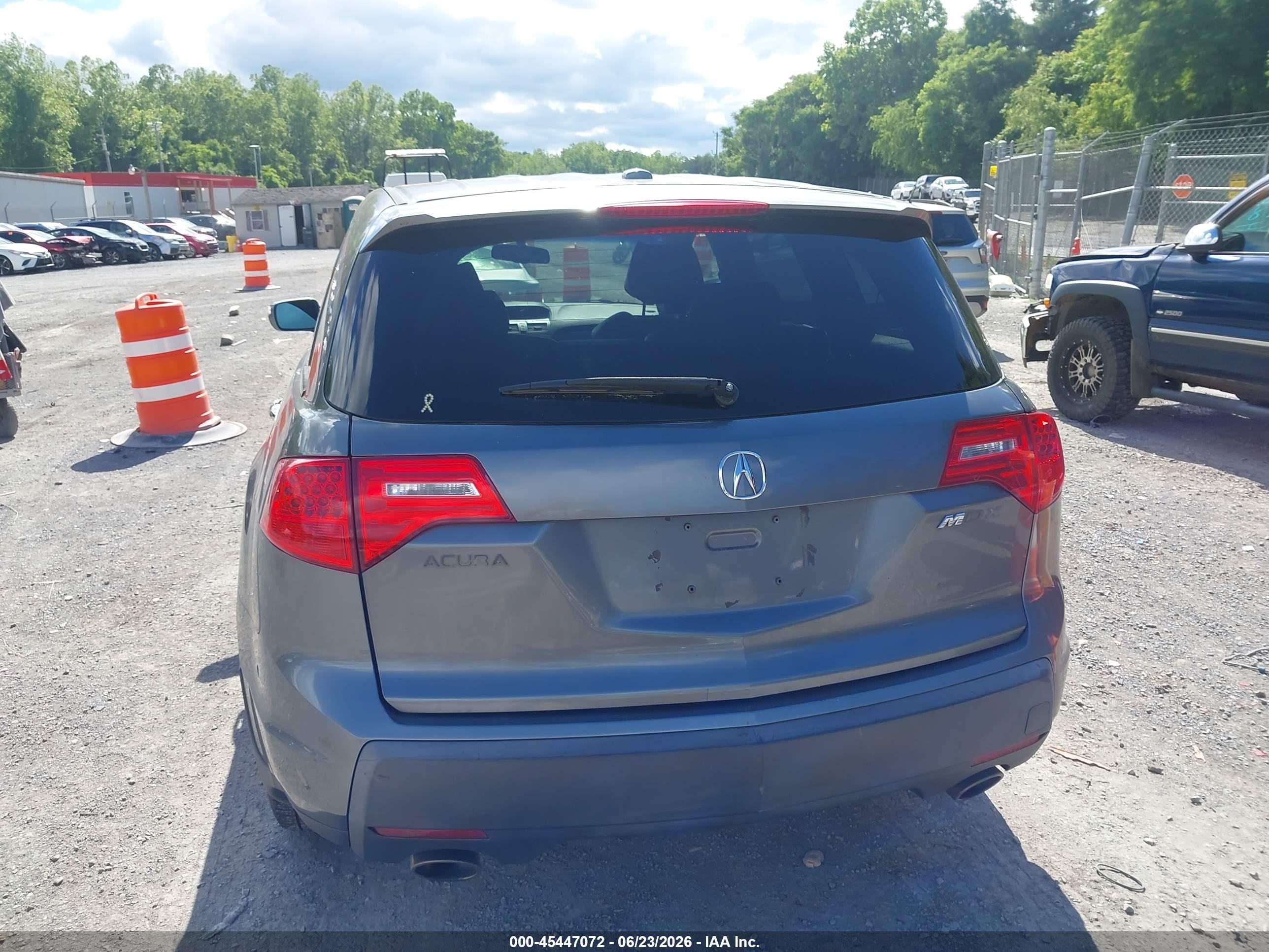 2008 Acura Mdx Gray vin: 2HNYD28248H551252