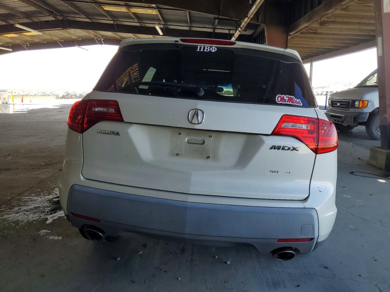 2009 Acura Mdx White vin: 2HNYD28249H514977