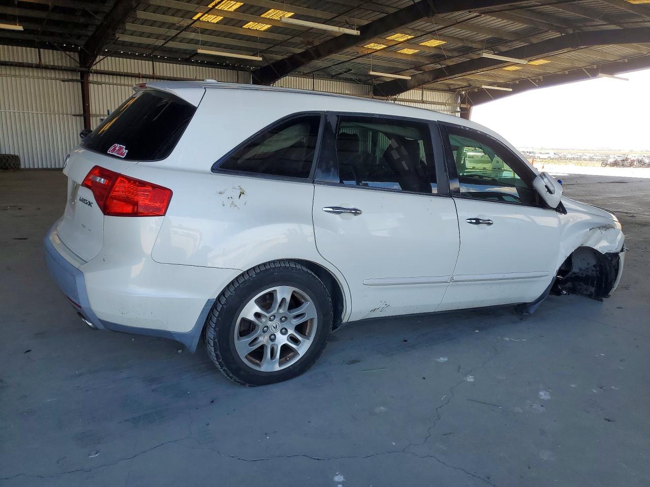 2009 Acura Mdx White vin: 2HNYD28249H514977