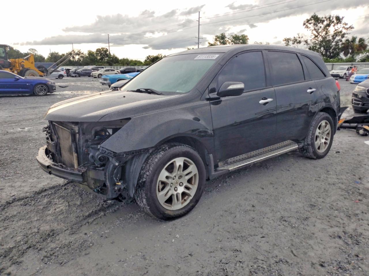 2008 Acura Mdx Черный vin: 2HNYD28258H548036