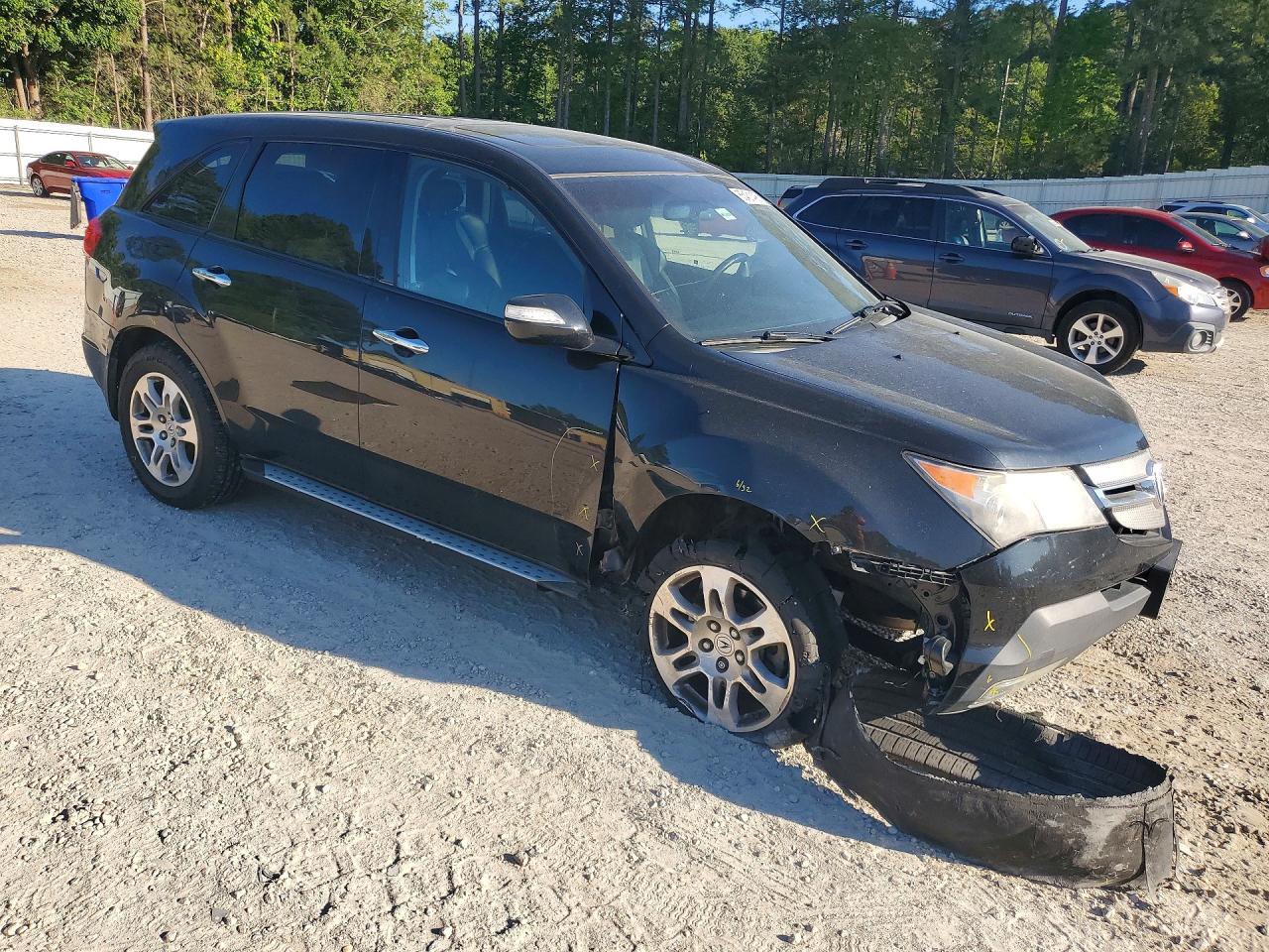 2009 Acura Mdx Black vin: 2HNYD28259H513482