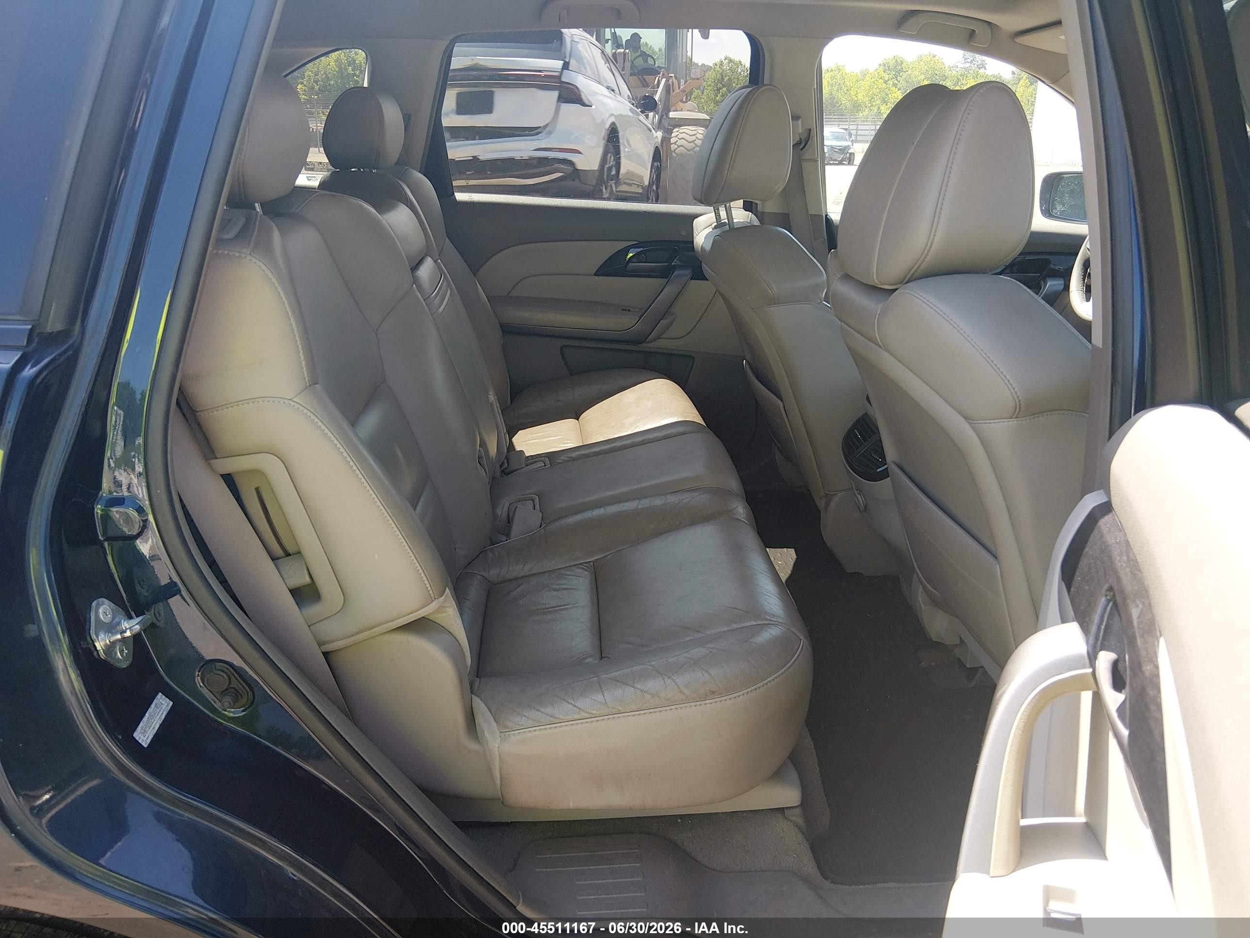 2009 Acura Mdx   Синий vin: 2HNYD28259H513594