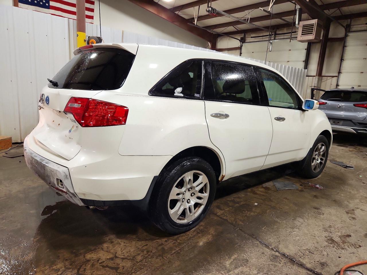 2009 Acura Mdx Белый vin: 2HNYD28259H532470