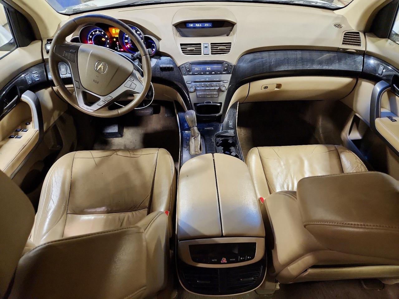 2009 Acura Mdx Белый vin: 2HNYD28259H532470