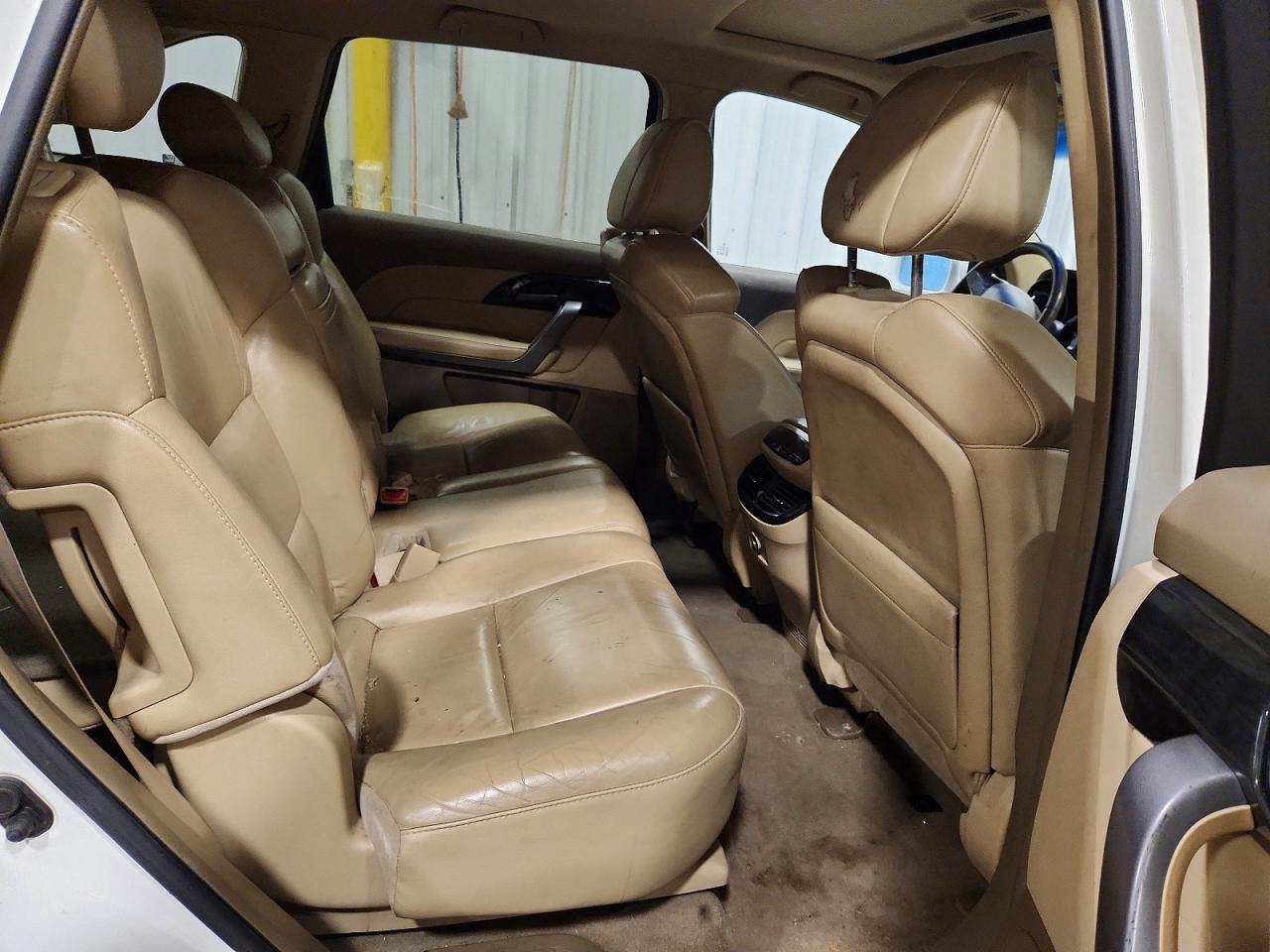 2009 Acura Mdx Белый vin: 2HNYD28259H532470