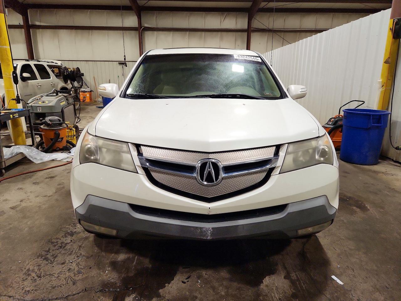 2009 Acura Mdx Белый vin: 2HNYD28259H532470