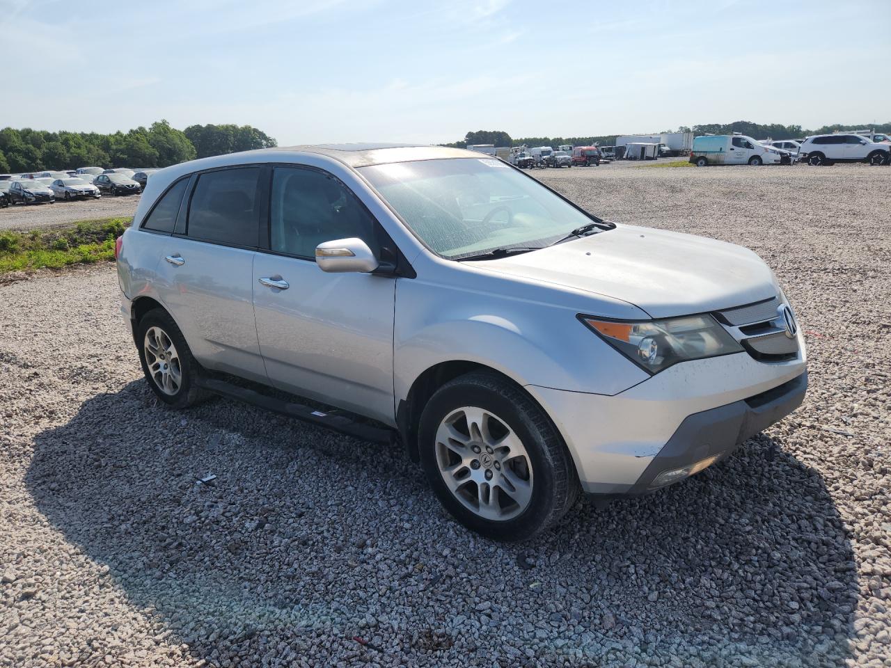 2008 Acura Mdx Silver vin: 2HNYD28268H514185