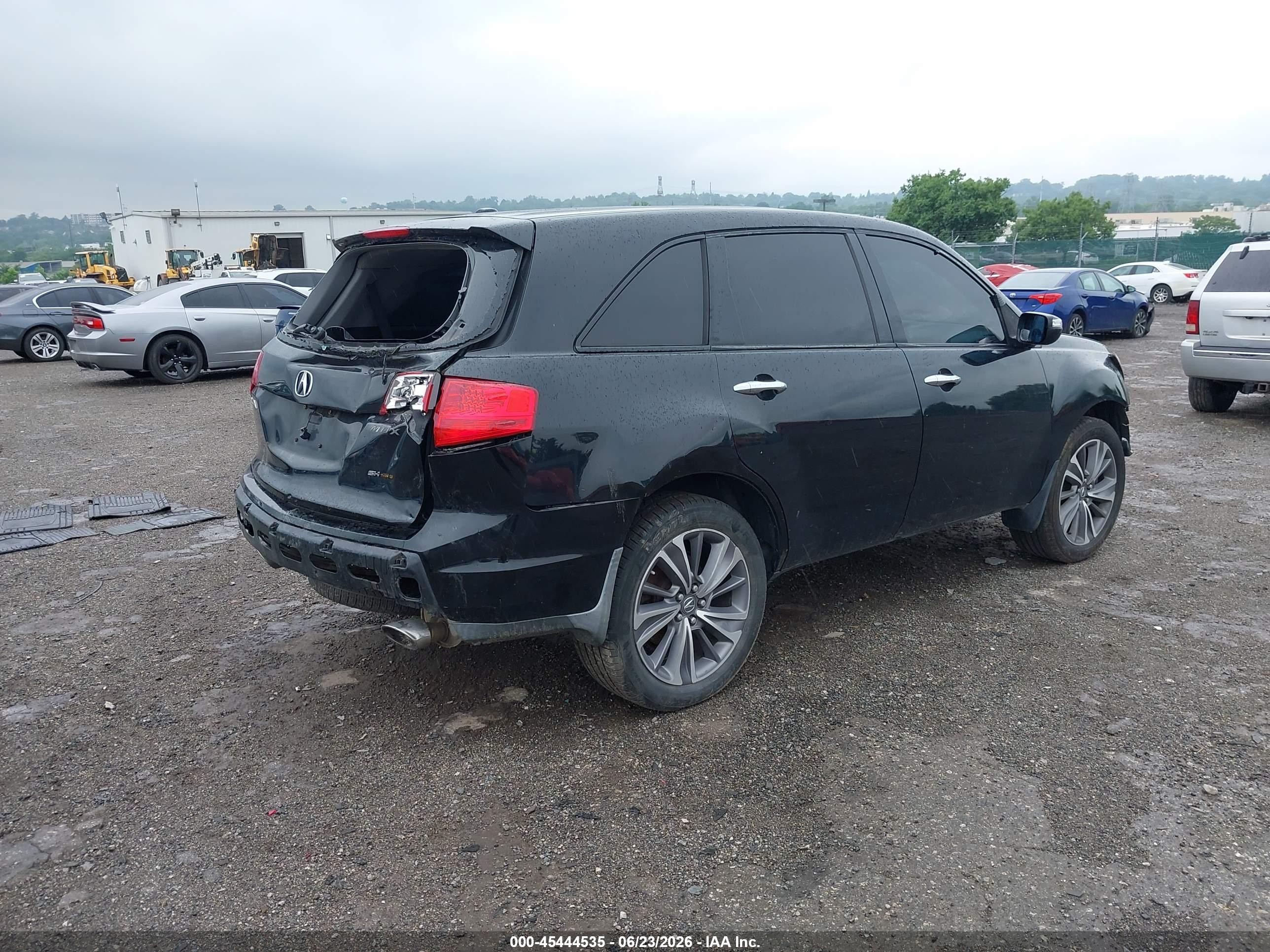 2008 Acura Mdx Black vin: 2HNYD28268H546439