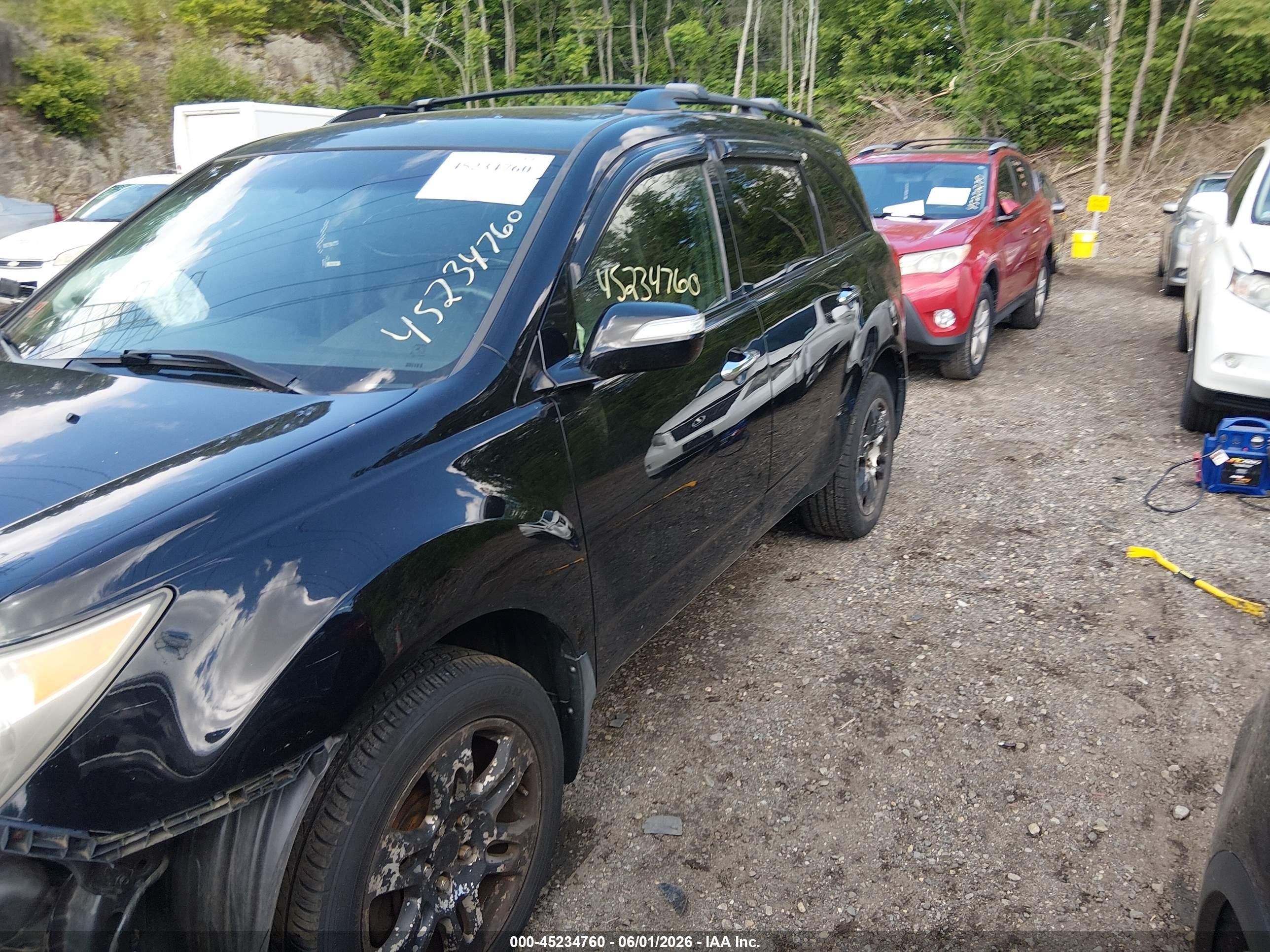 2007 Acura Mdx   Black vin: 2HNYD28277H509348
