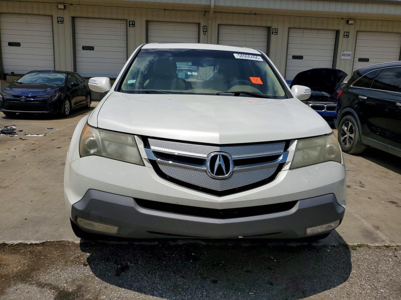 2008 Acura Mdx White vin: 2HNYD28278H509092