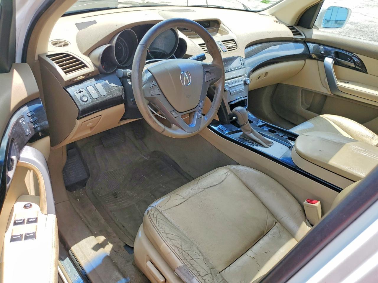 2008 Acura Mdx White vin: 2HNYD28278H509092