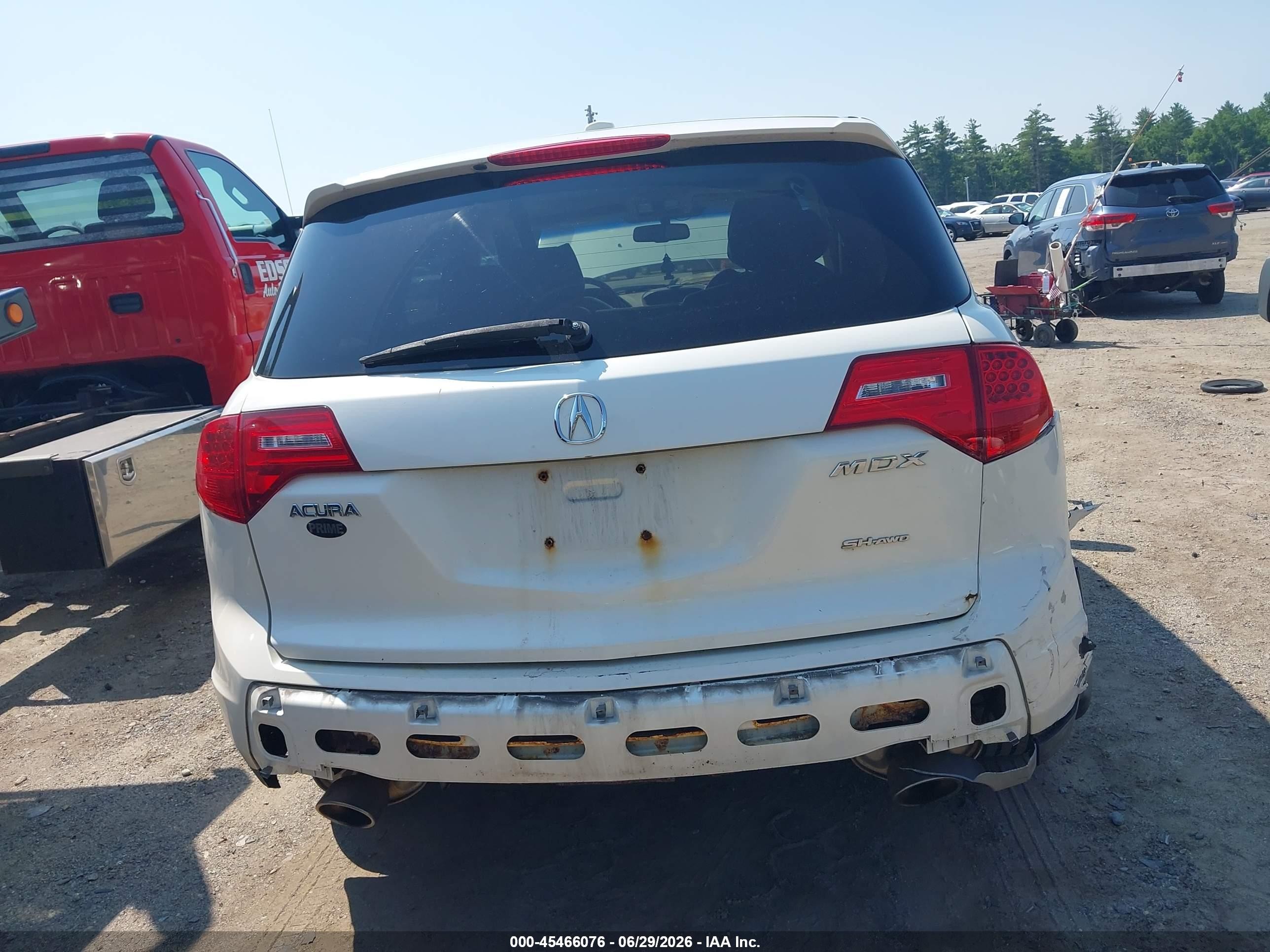 2008 Acura Mdx   Белый vin: 2HNYD28278H545140