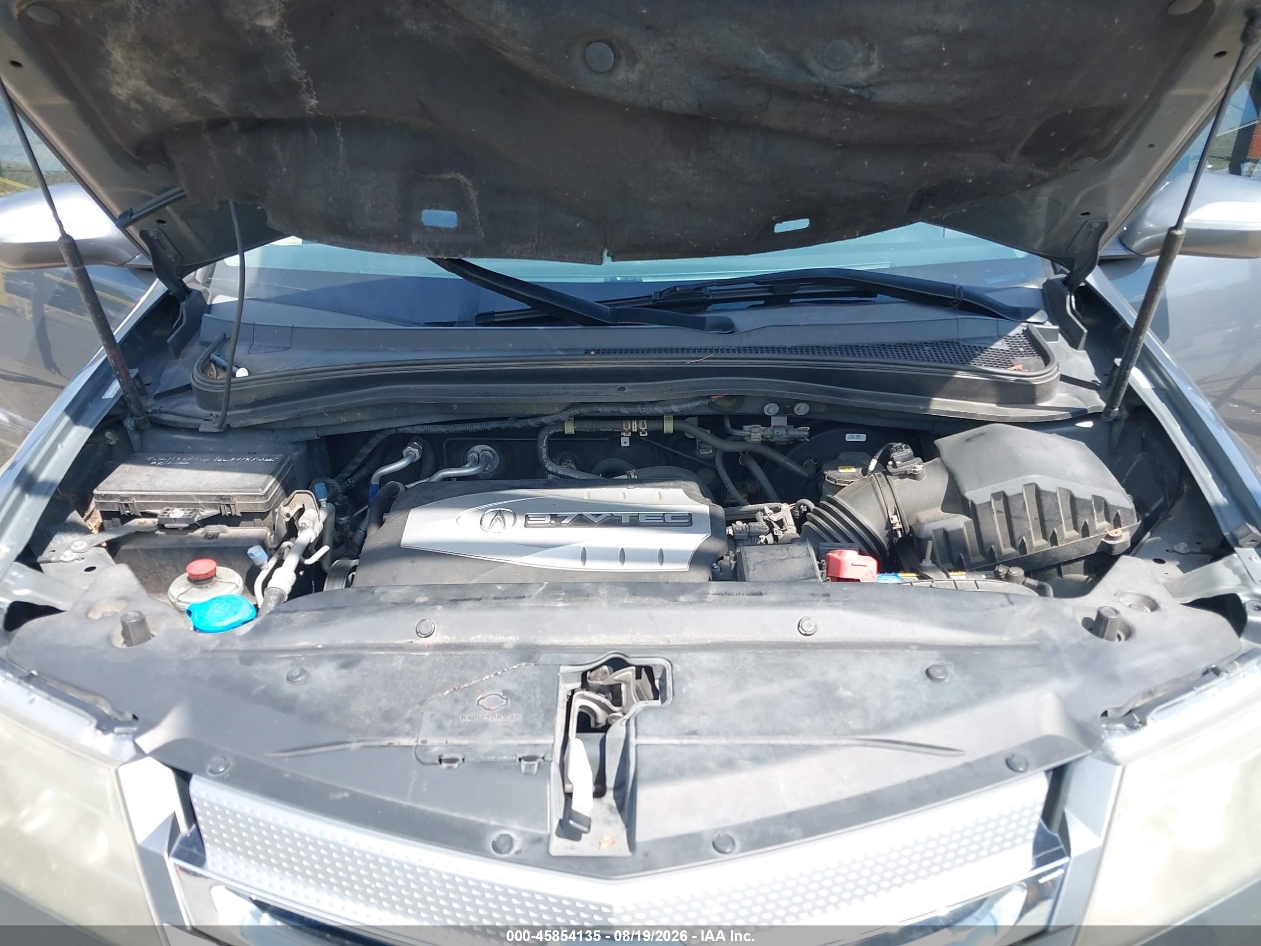 2009 Acura Mdx   Gray vin: 2HNYD28279H516156
