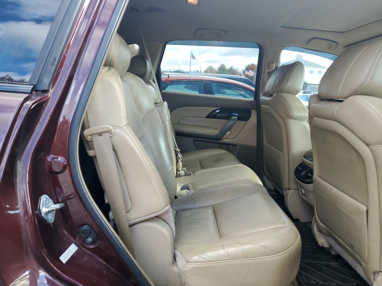 2009 Acura Mdx Burgundy vin: 2HNYD28279H533832