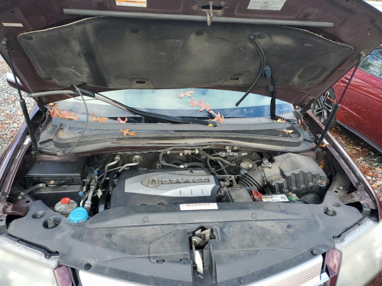 2009 Acura Mdx Burgundy vin: 2HNYD28279H533832
