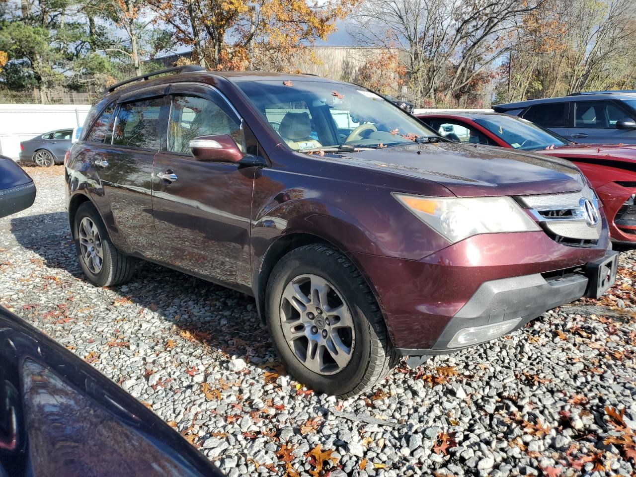 2009 Acura Mdx Burgundy vin: 2HNYD28279H533832