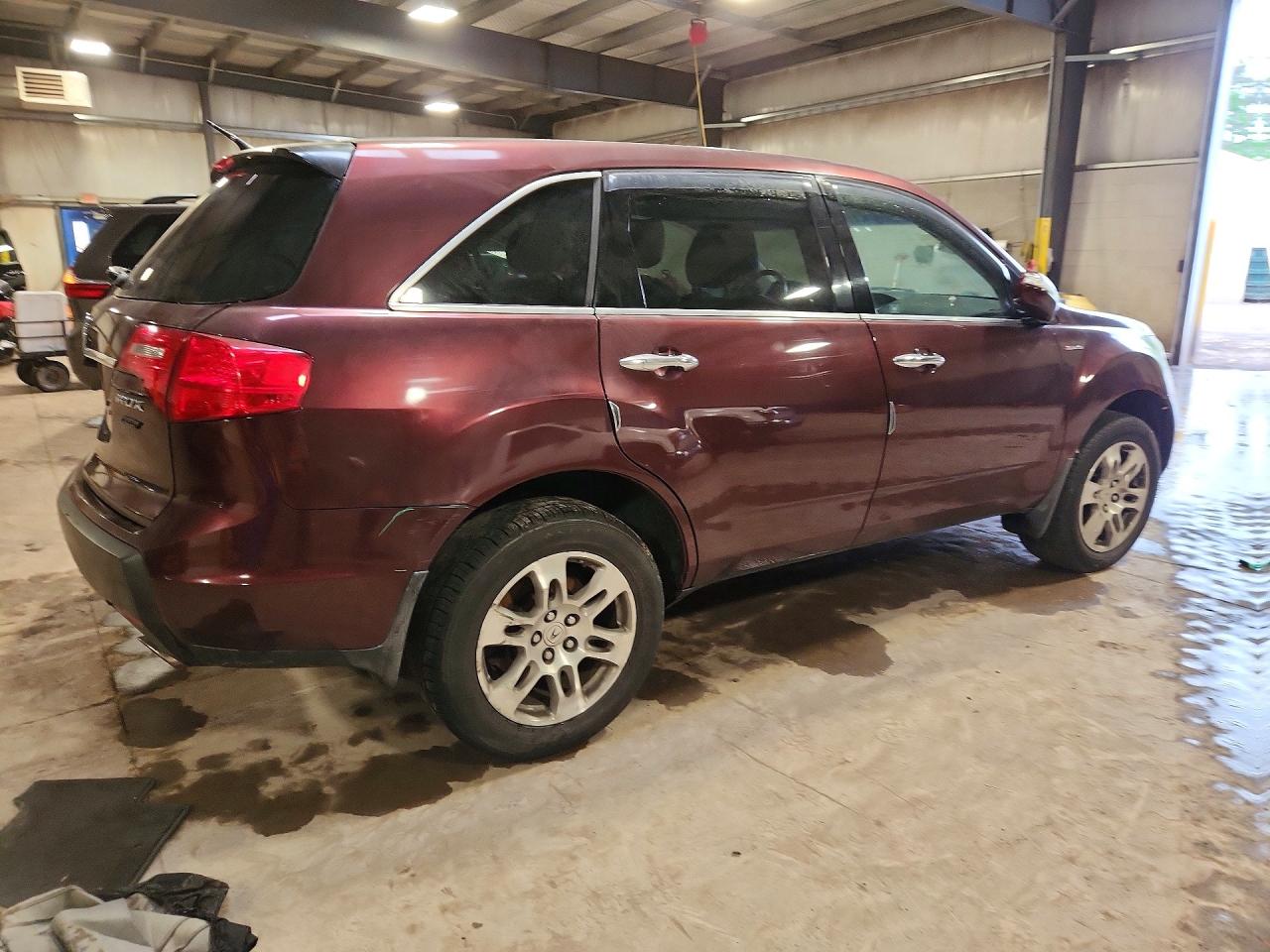 2007 Acura Mdx Burgundy vin: 2HNYD28287H535490