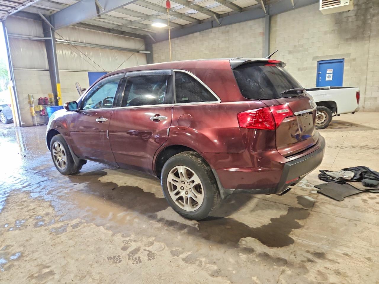 2007 Acura Mdx Burgundy vin: 2HNYD28287H535490