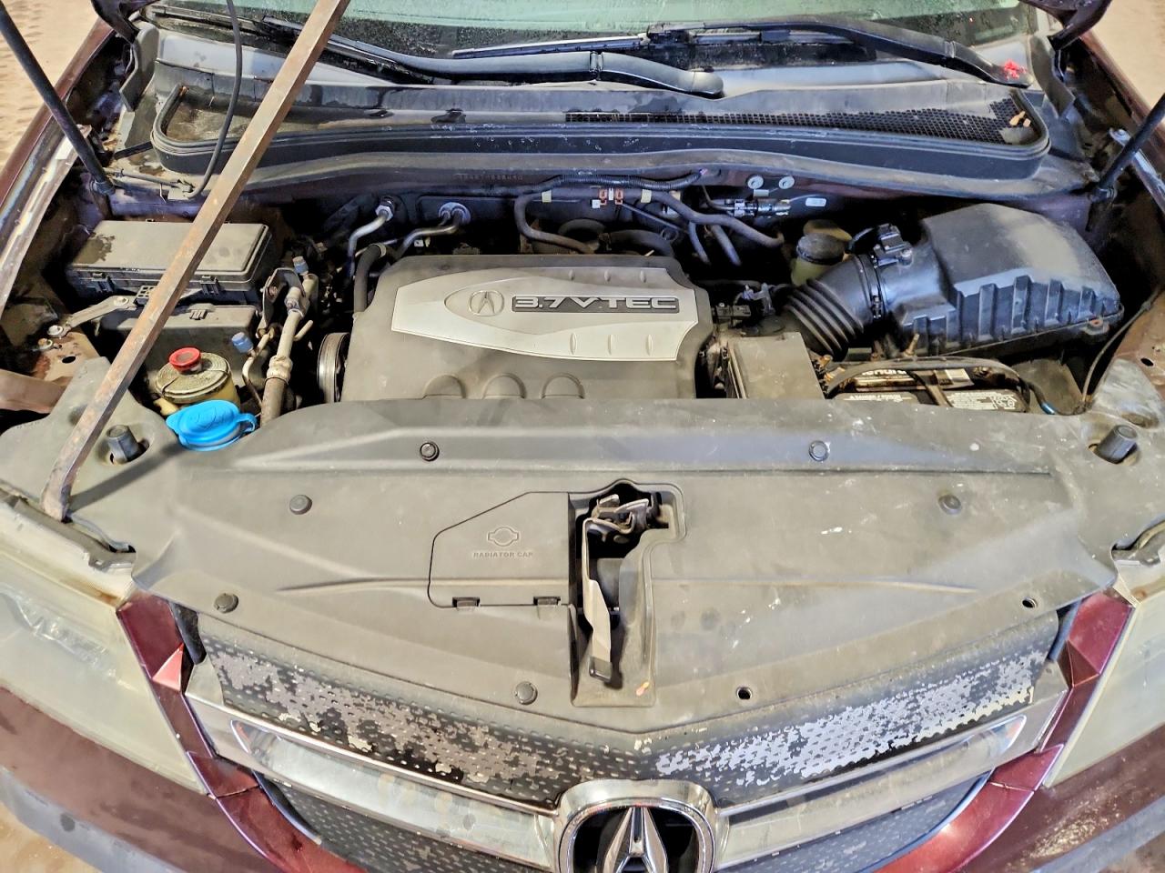 2007 Acura Mdx Burgundy vin: 2HNYD28287H535490