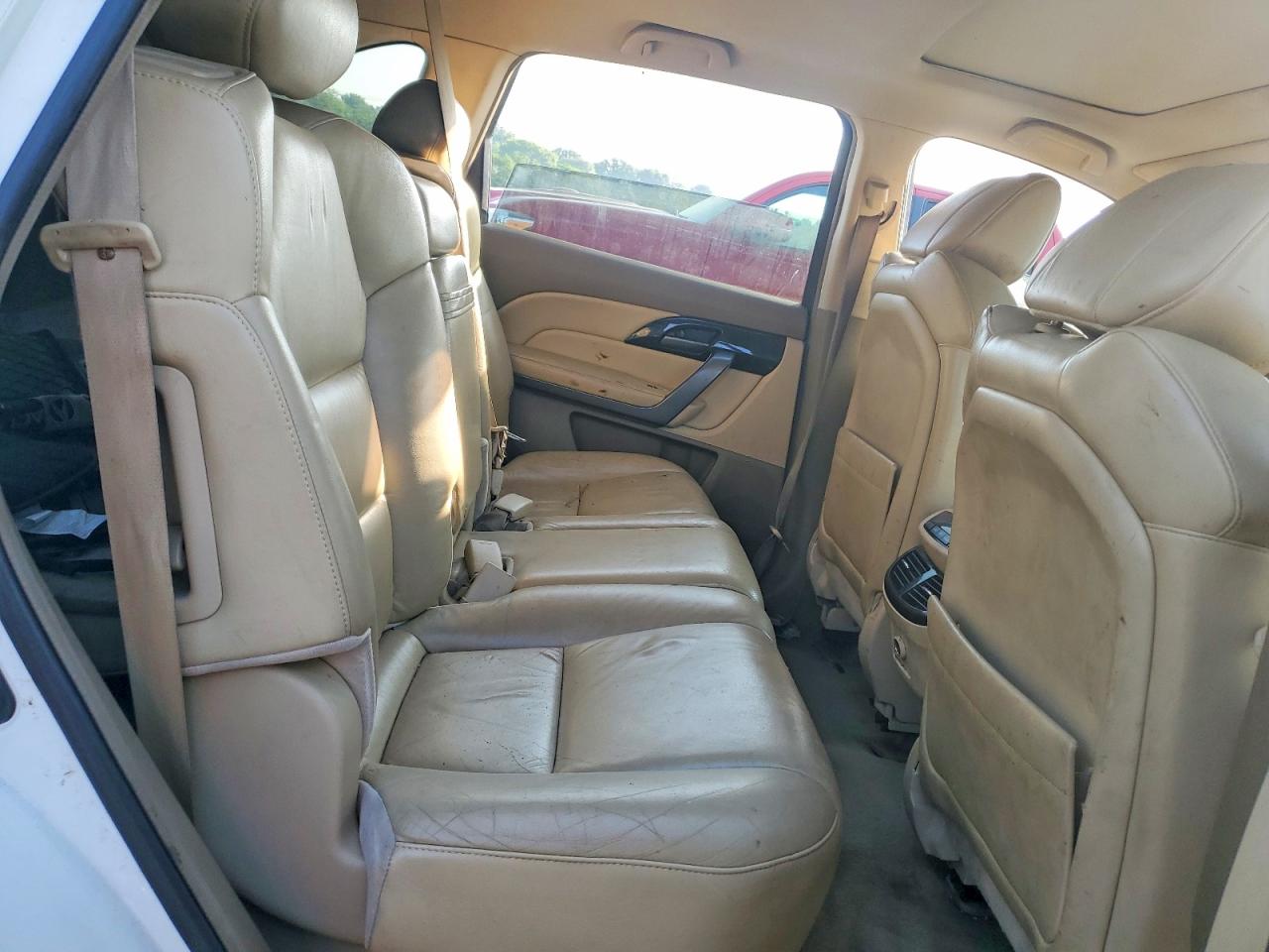 2009 Acura Mdx White vin: 2HNYD28289H520118