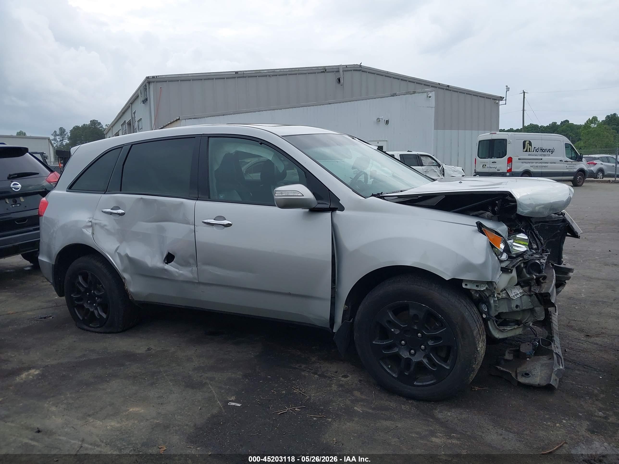 2009 Acura Mdx   Gray vin: 2HNYD28289H524671