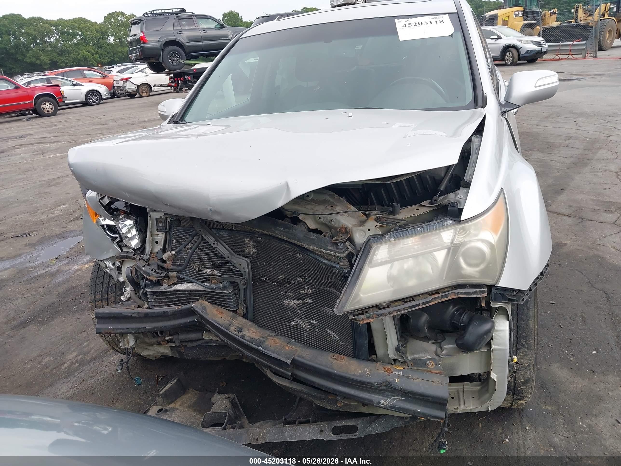2009 Acura Mdx   Gray vin: 2HNYD28289H524671