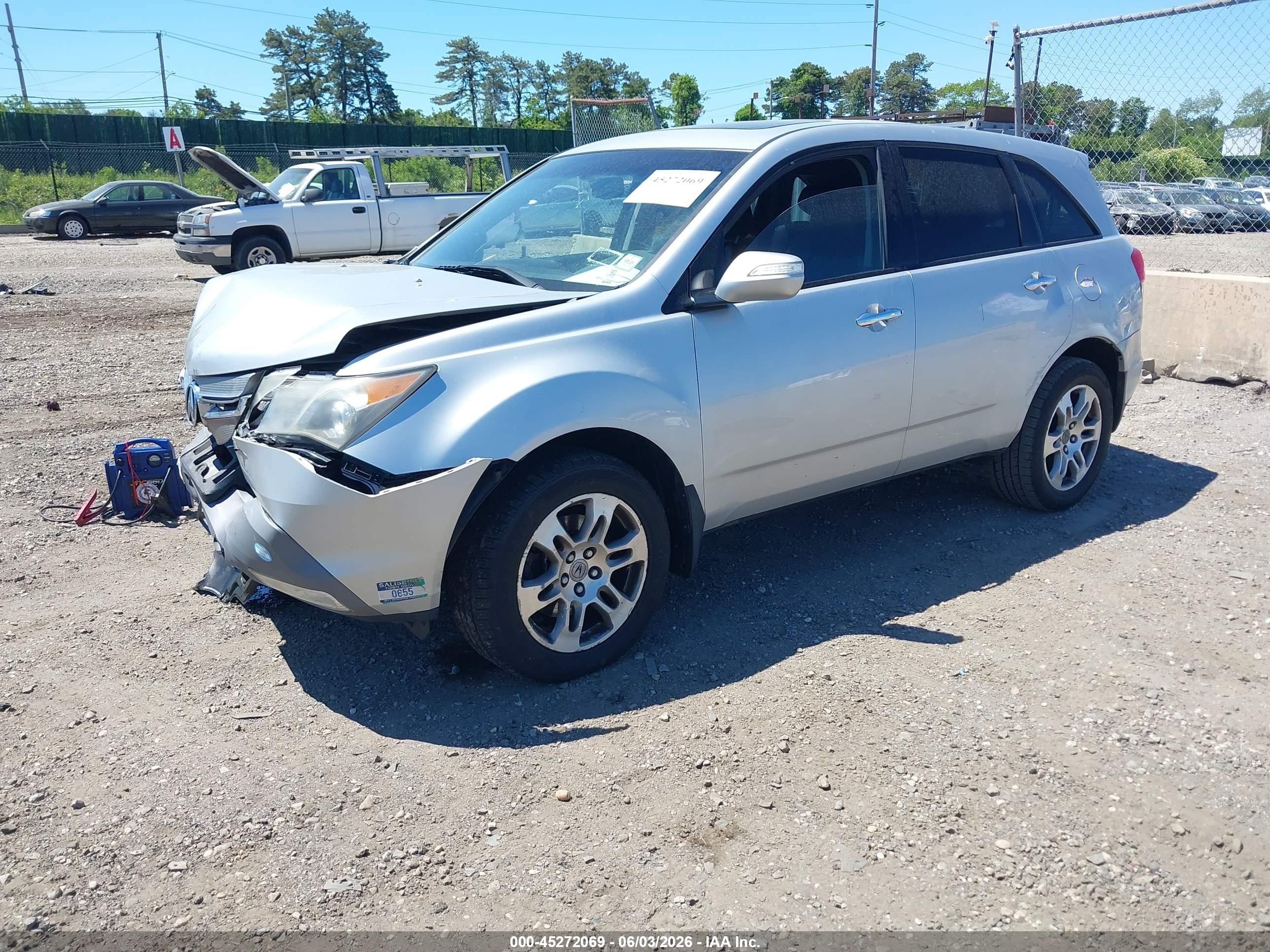 2008 Acura Mdx   Gray vin: 2HNYD28298H550291