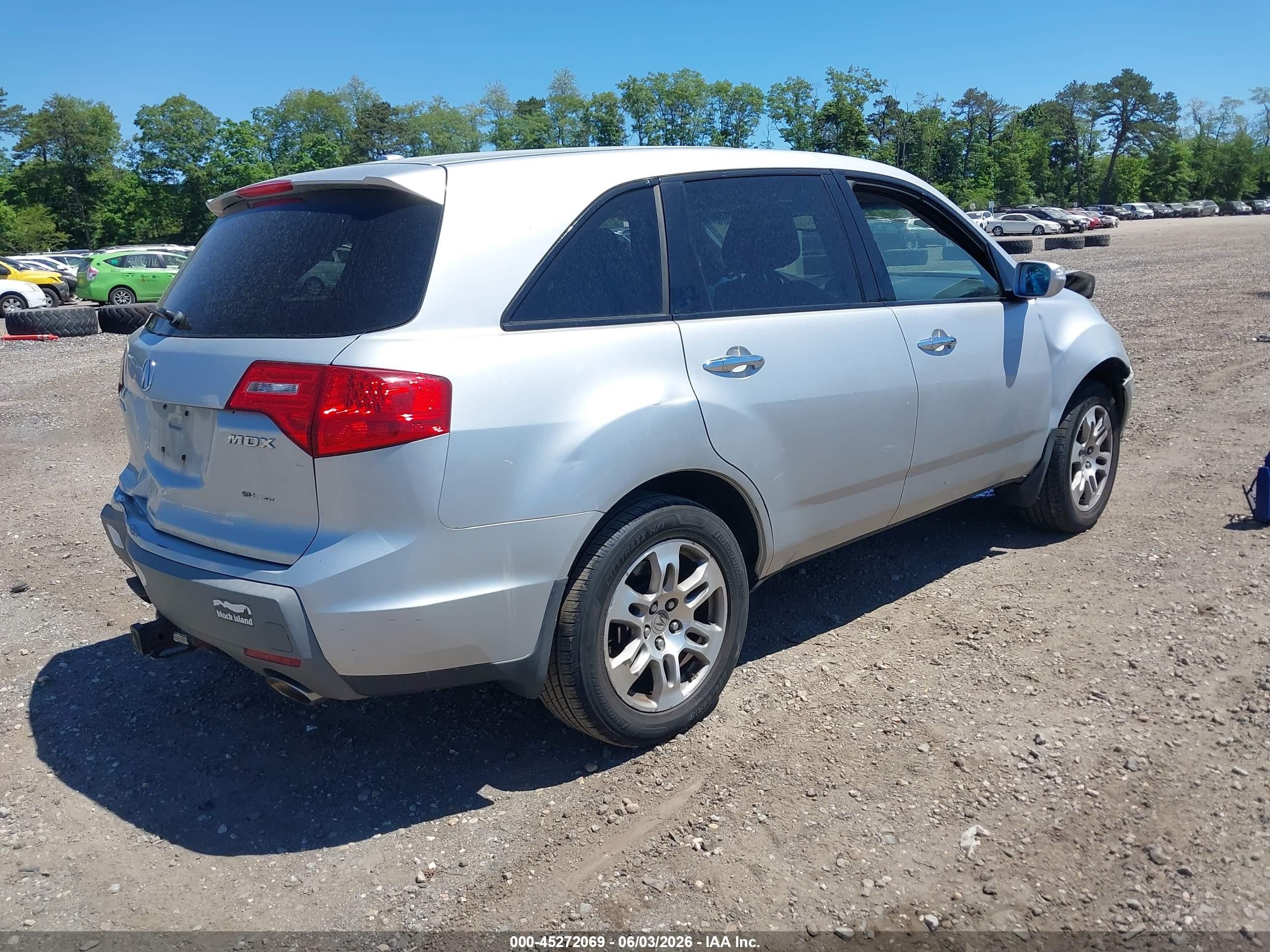 2008 Acura Mdx   Gray vin: 2HNYD28298H550291