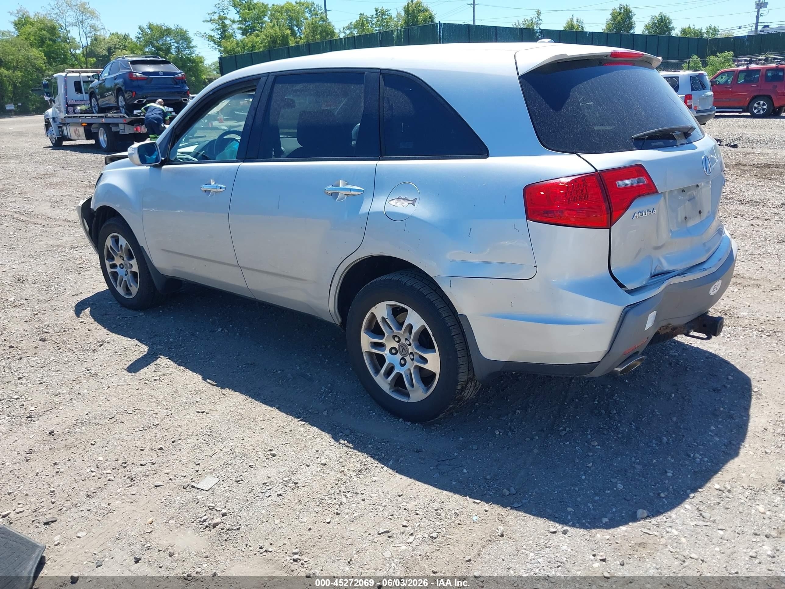 2008 Acura Mdx   Gray vin: 2HNYD28298H550291