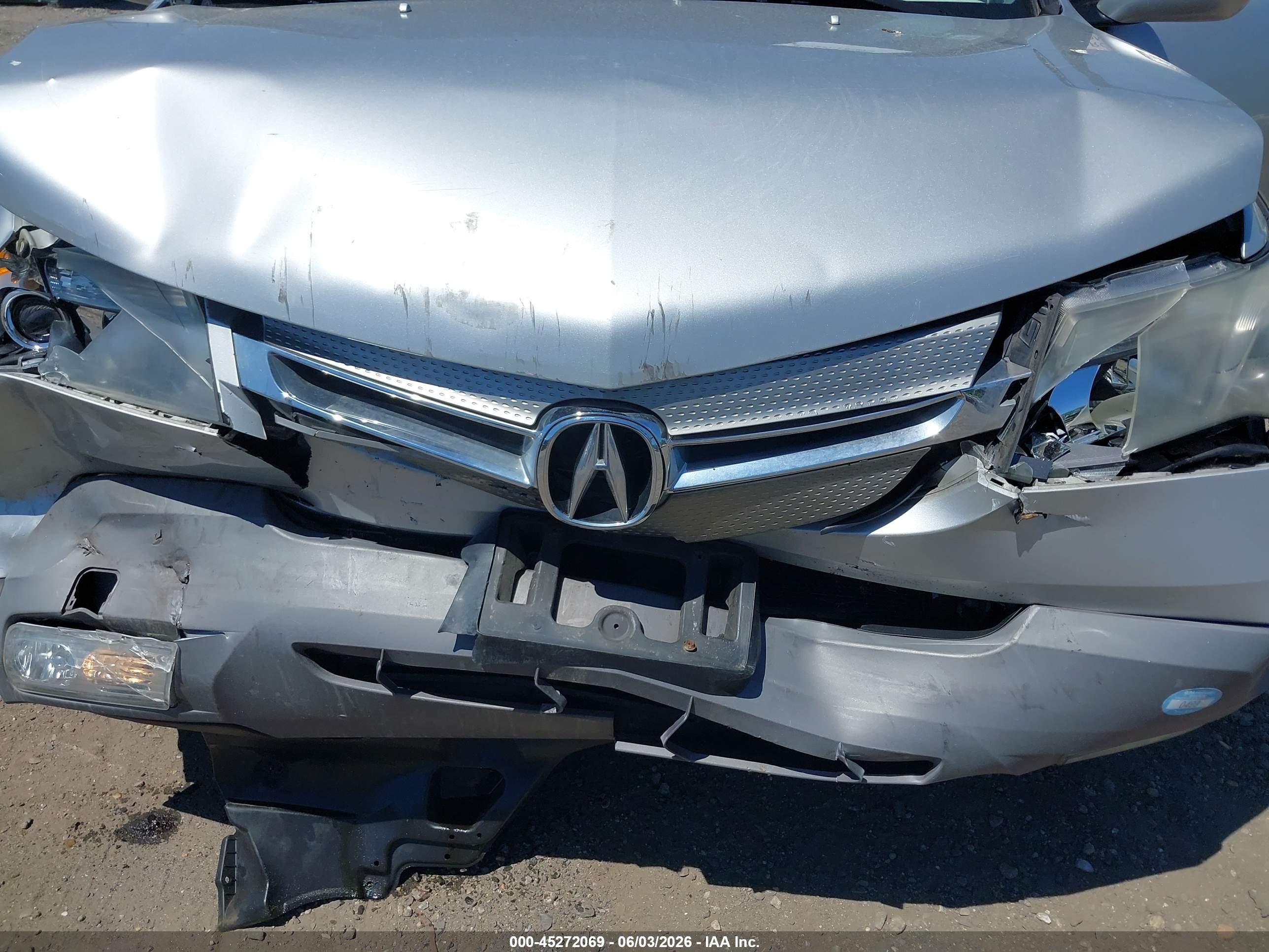 2008 Acura Mdx   Gray vin: 2HNYD28298H550291