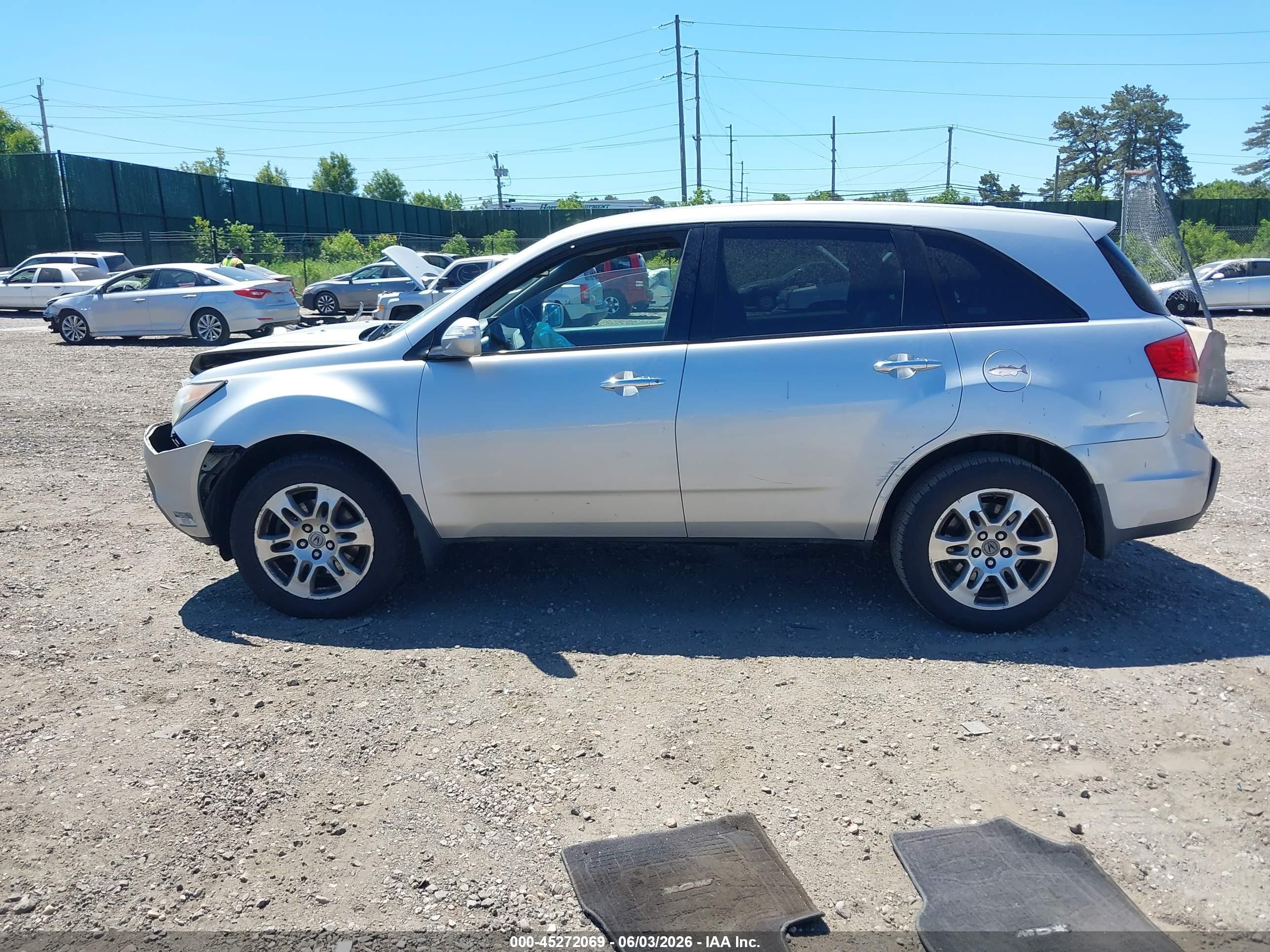 2008 Acura Mdx   Gray vin: 2HNYD28298H550291