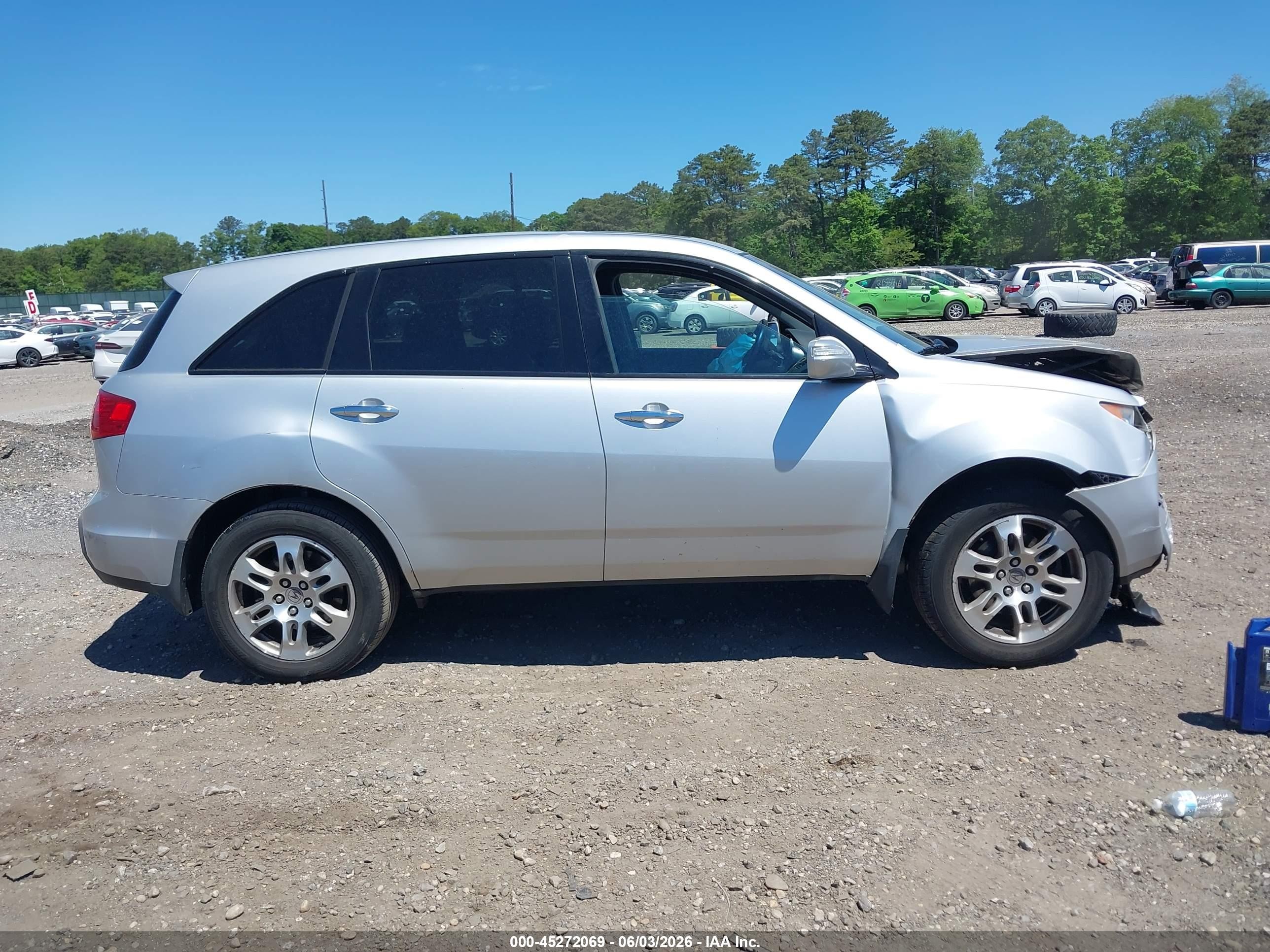 2008 Acura Mdx   Gray vin: 2HNYD28298H550291