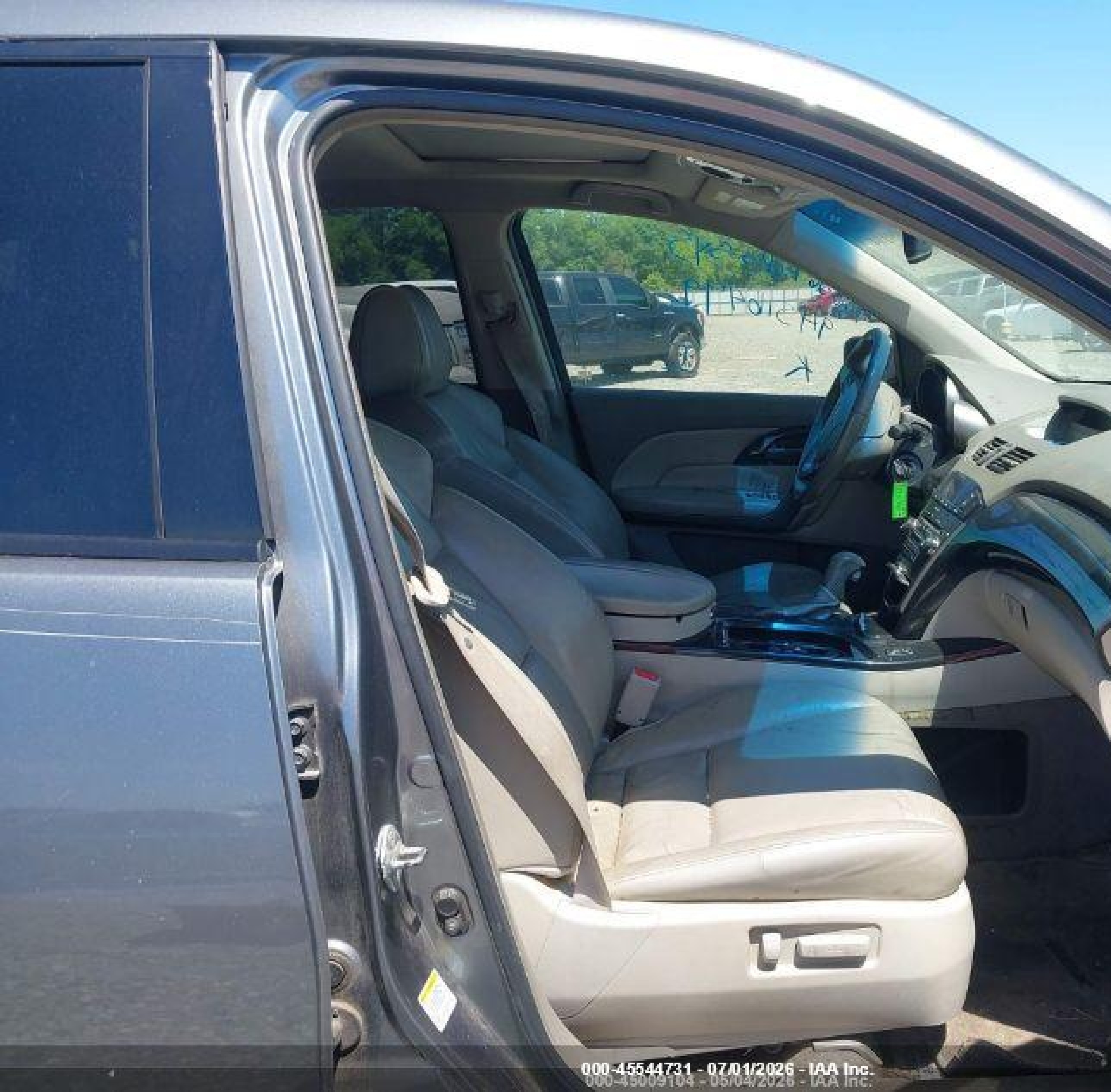 2009 Acura Mdx   Gray vin: 2HNYD28299H516479