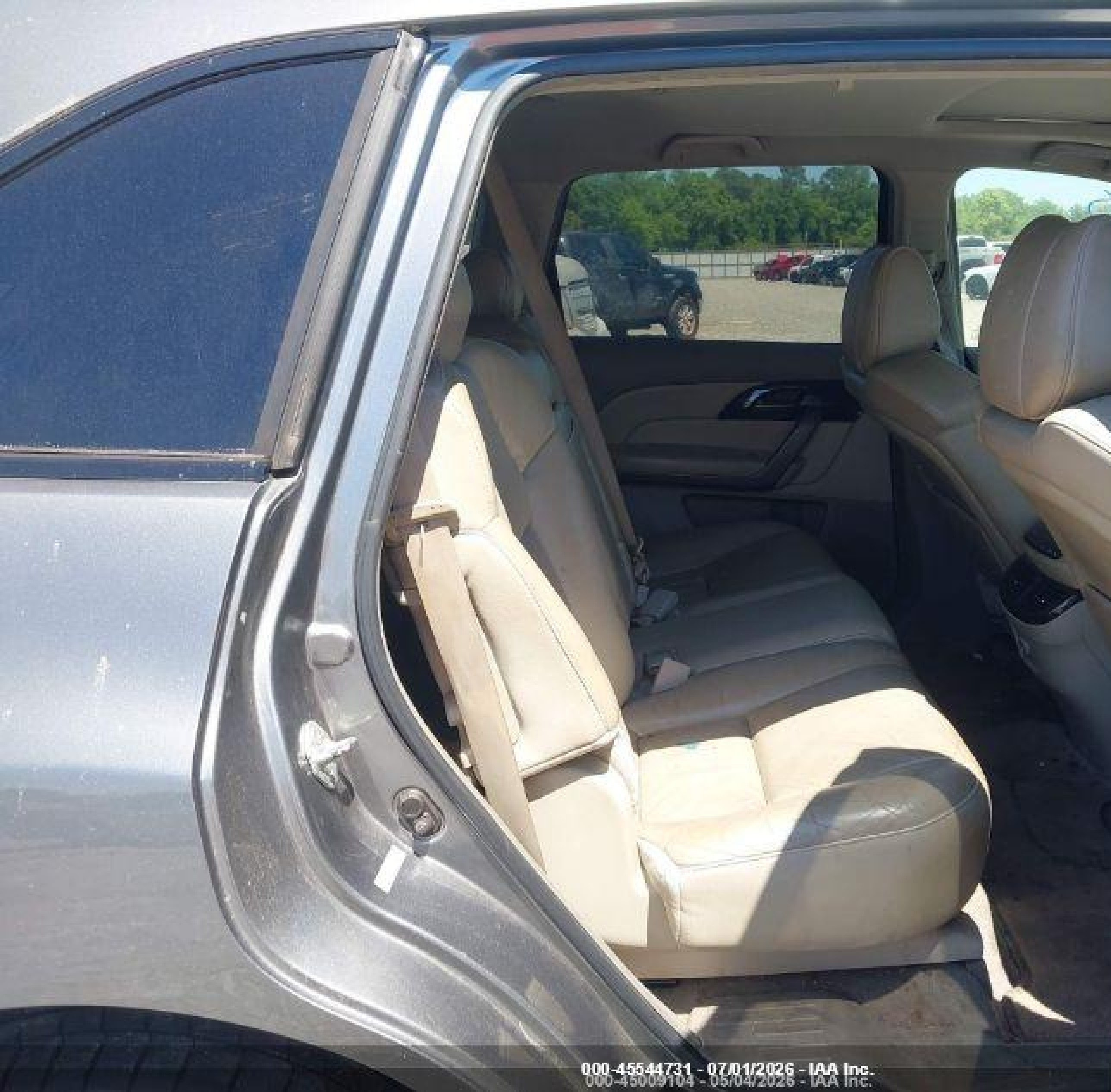 2009 Acura Mdx   Gray vin: 2HNYD28299H516479