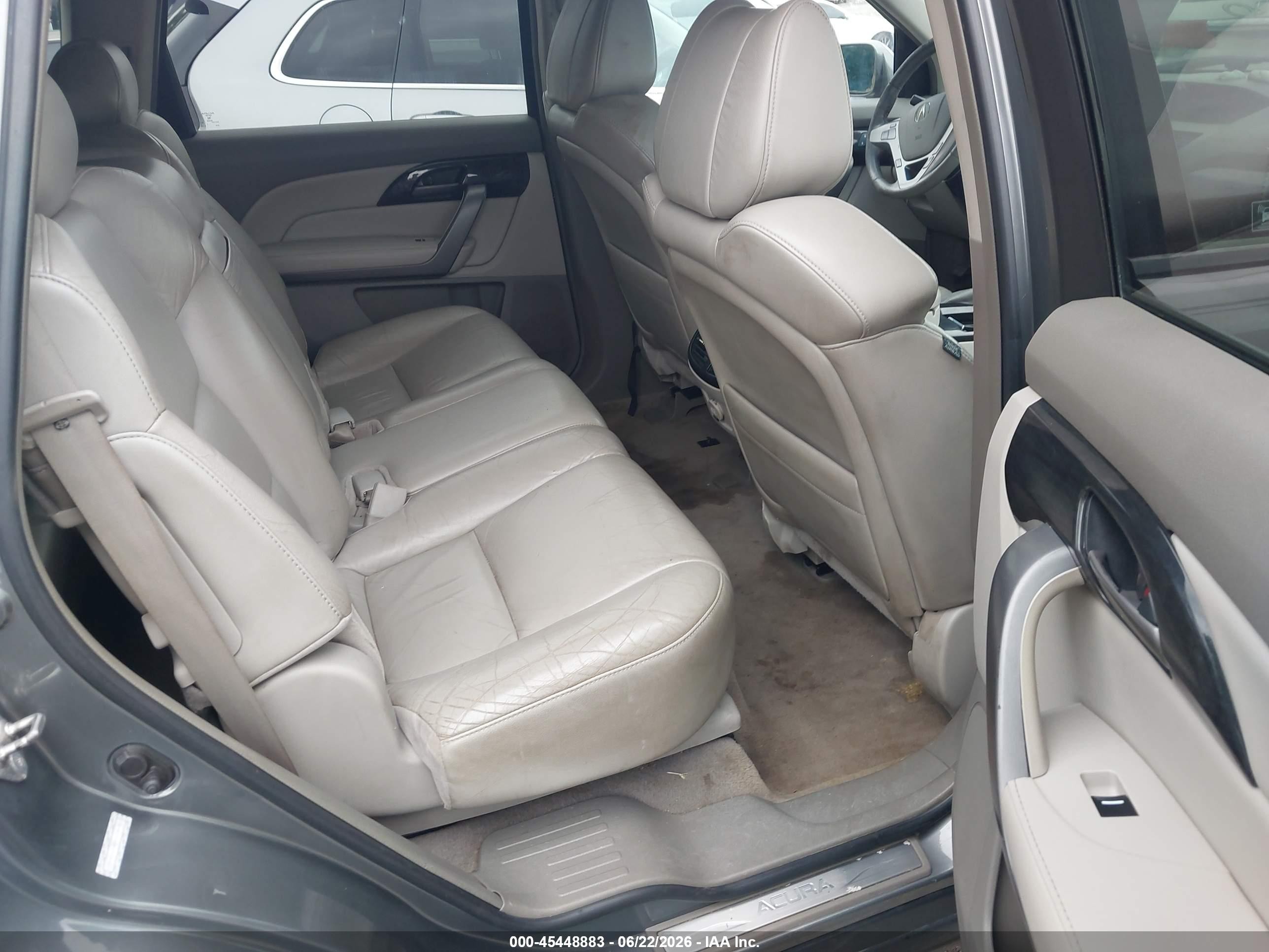 2007 Acura Mdx   Gray vin: 2HNYD282X7H508551