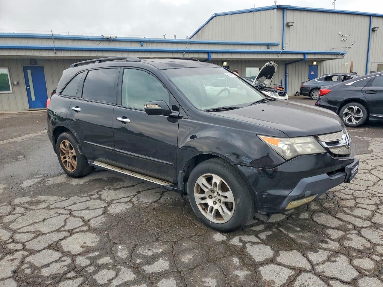 2007 Acura Mdx Black vin: 2HNYD282X7H508906