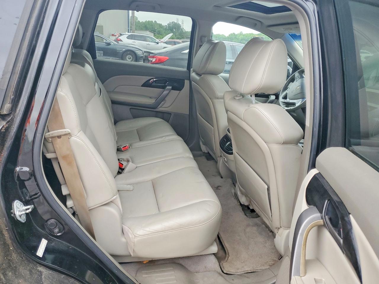 2007 Acura Mdx Black vin: 2HNYD282X7H508906