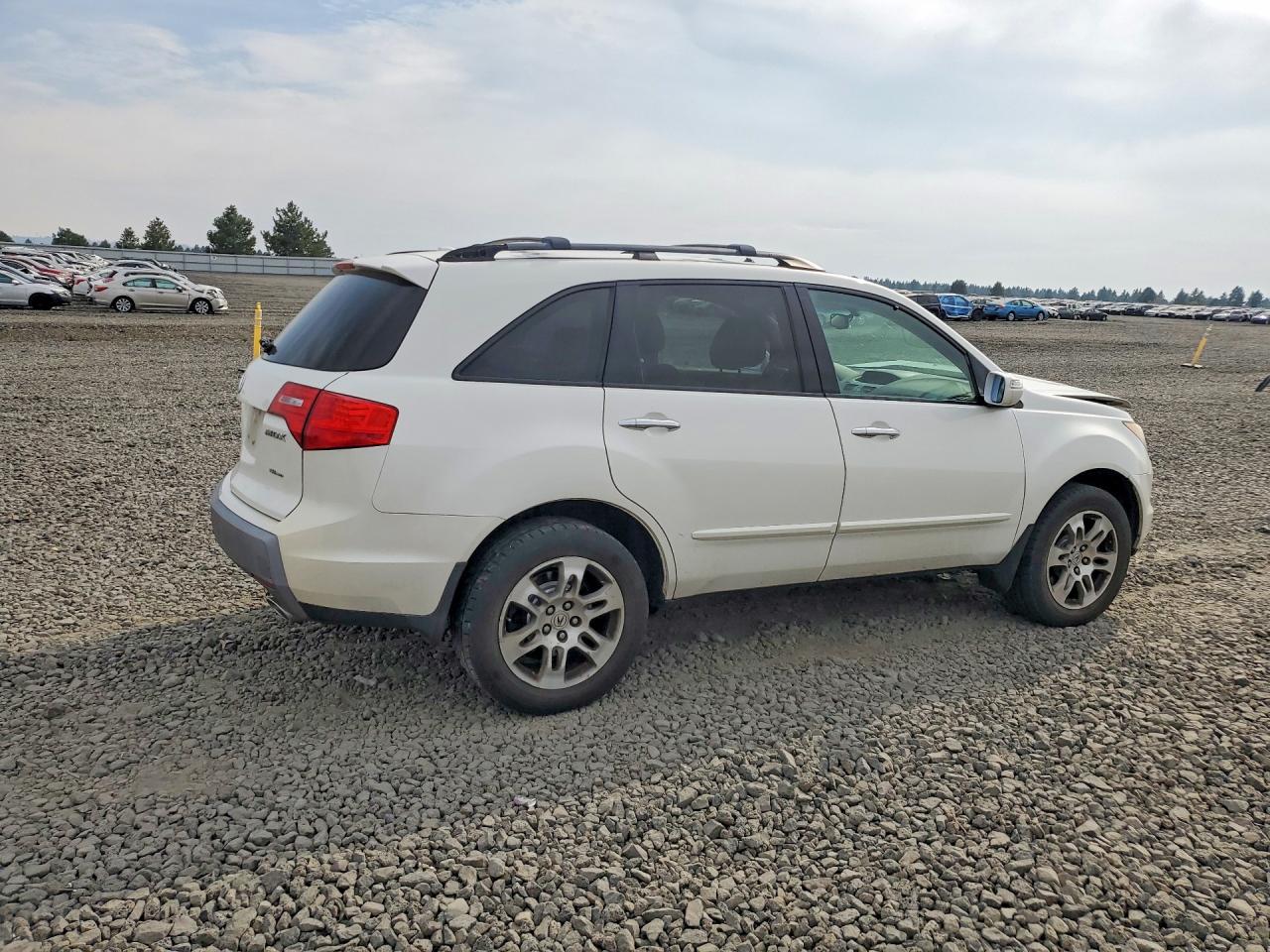 2008 Acura Mdx White vin: 2HNYD282X8H533225