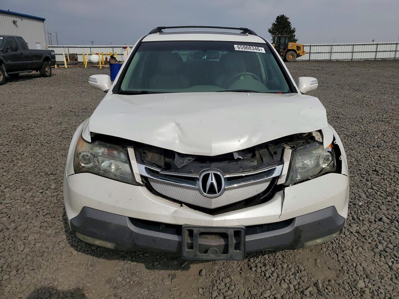 2008 Acura Mdx White vin: 2HNYD282X8H533225